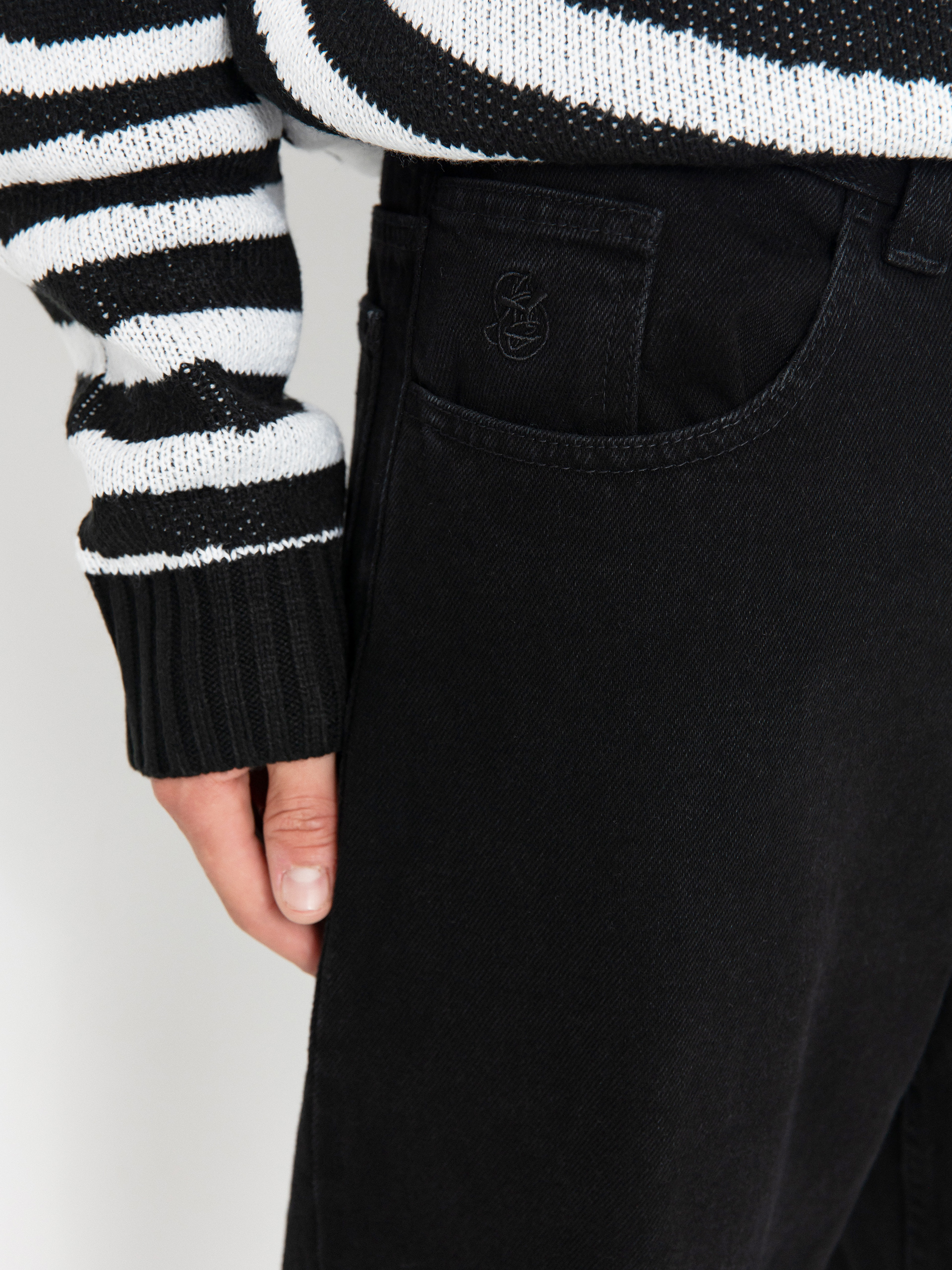 Штани Polar Skate 93! Denim (pitch black)