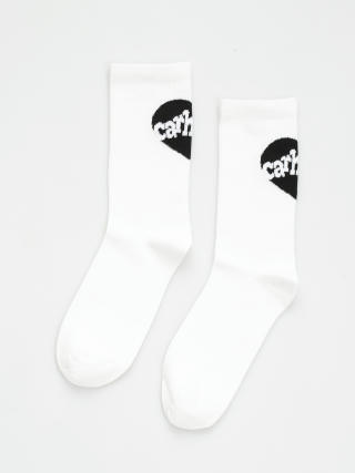  Шкарпетки Carhartt WIP Amour (white/black)