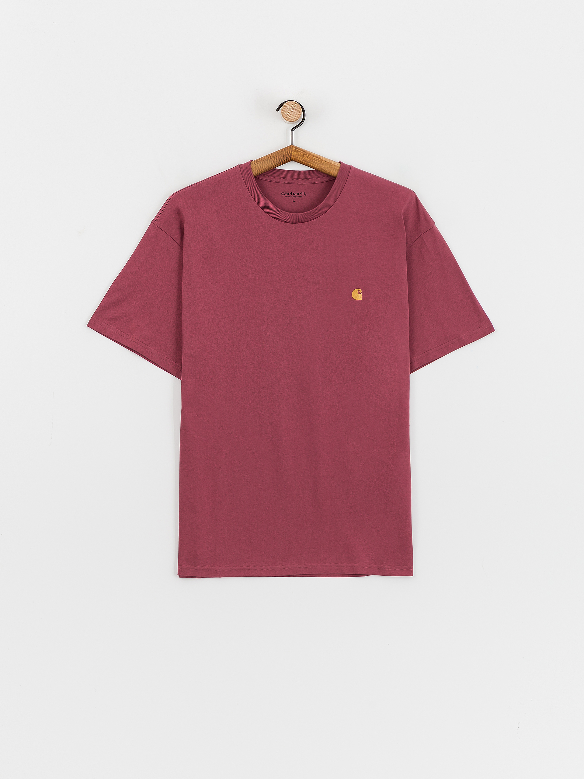 Футболка Carhartt WIP Chase (dusty fuchsia/gold)