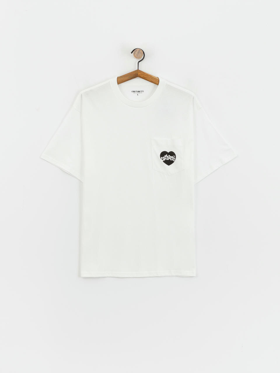 Футболка Carhartt WIP Amour Pocket (white/black)