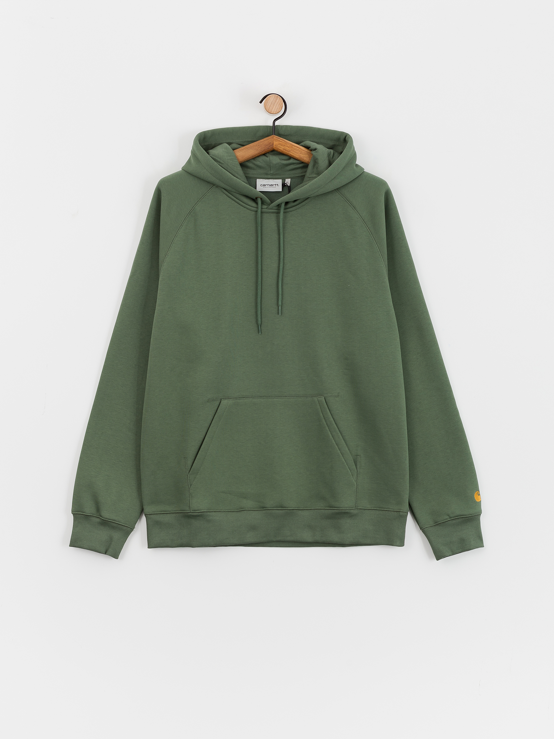 Худі Carhartt WIP Chase HD (duck green/gold)
