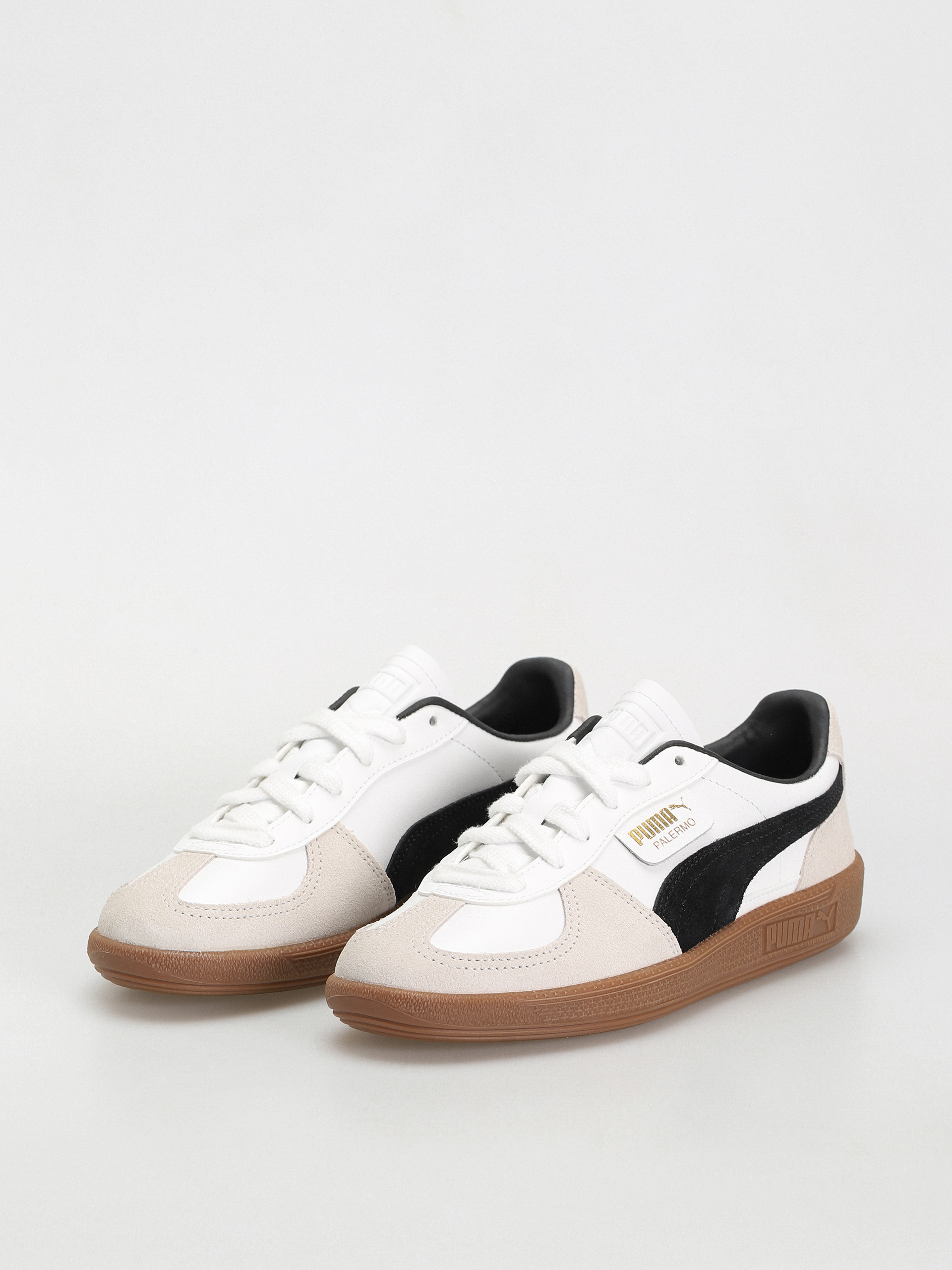 Взуття Puma Palermo Leather (puma white vapor gray gum)