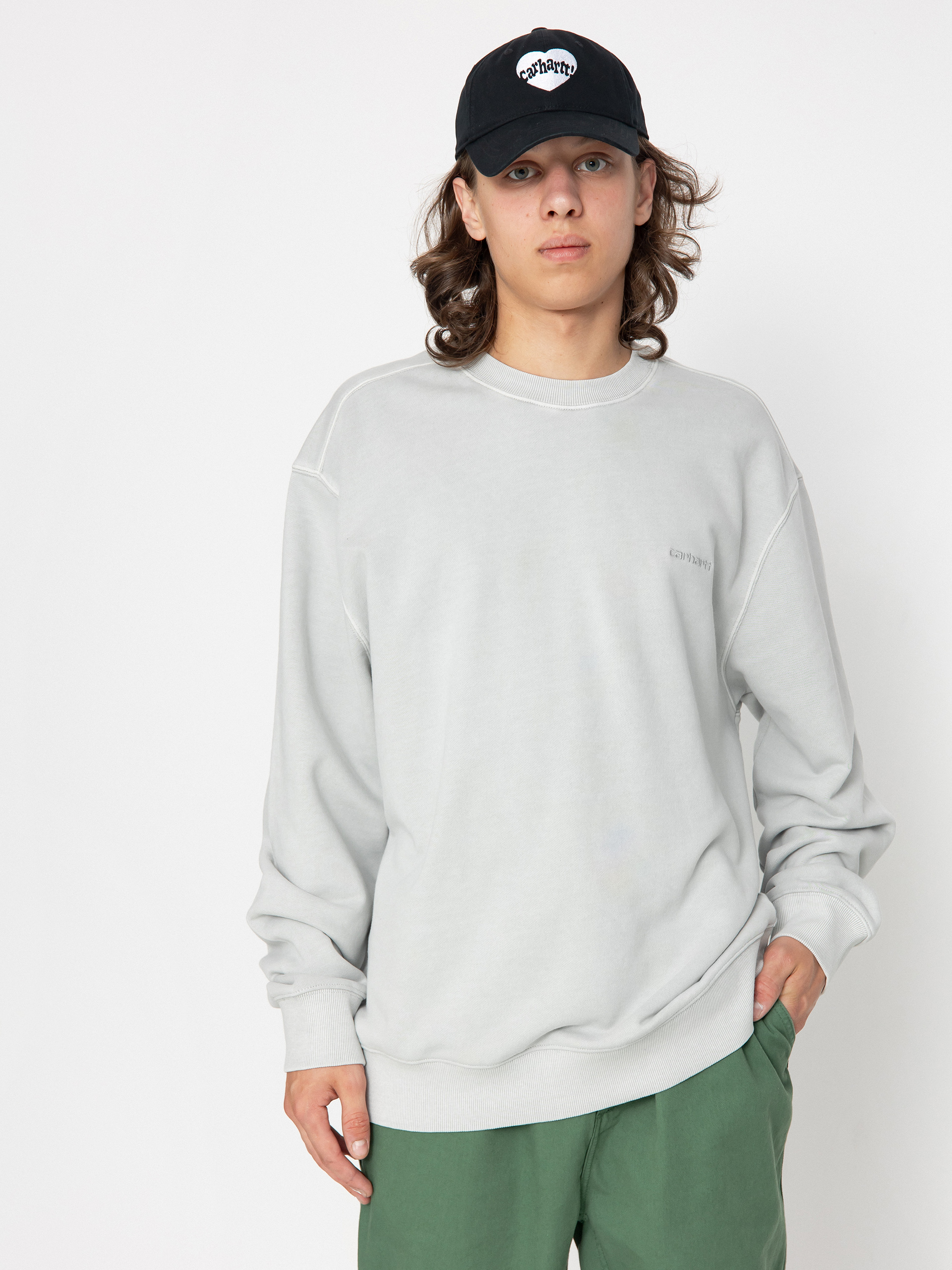 Світшот Carhartt WIP Duster Script (basalt)