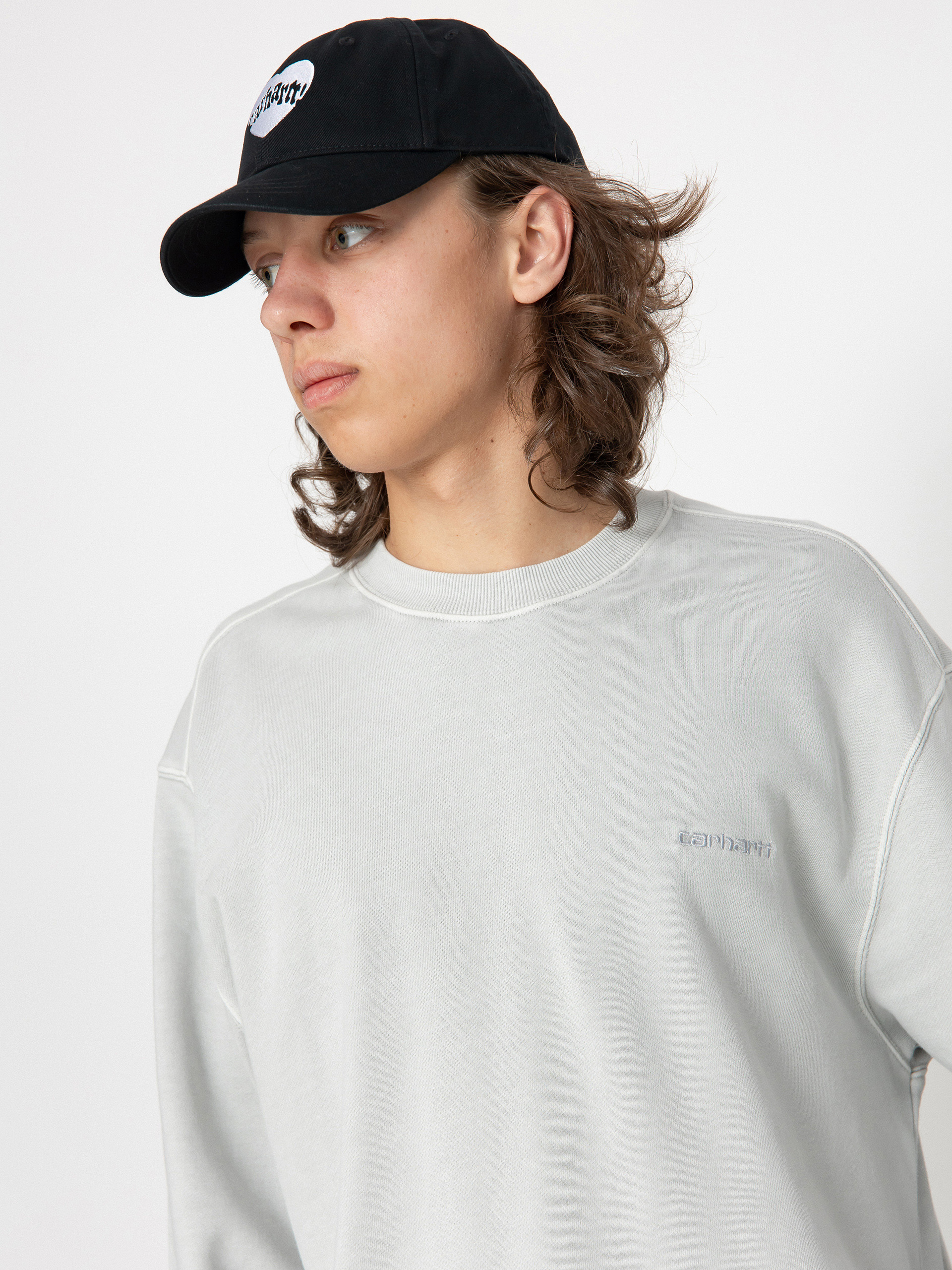 Світшот Carhartt WIP Duster Script (basalt)