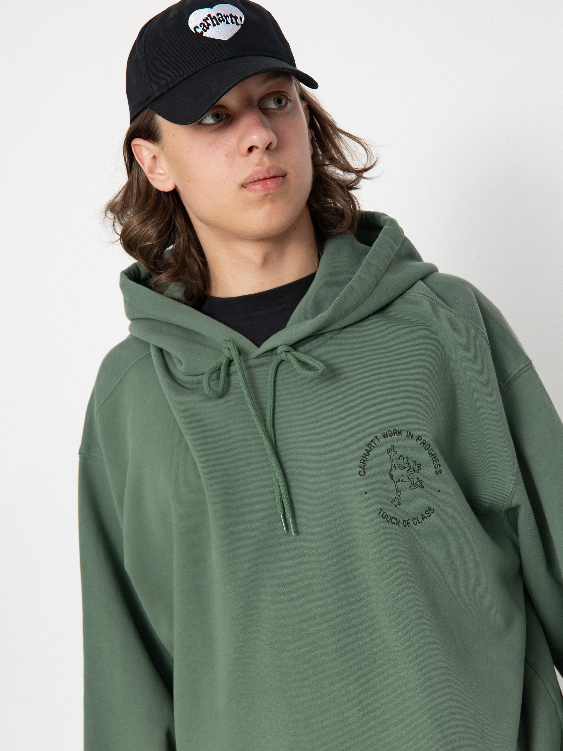 Худі Carhartt WIP Stamp HD (duck green/black)