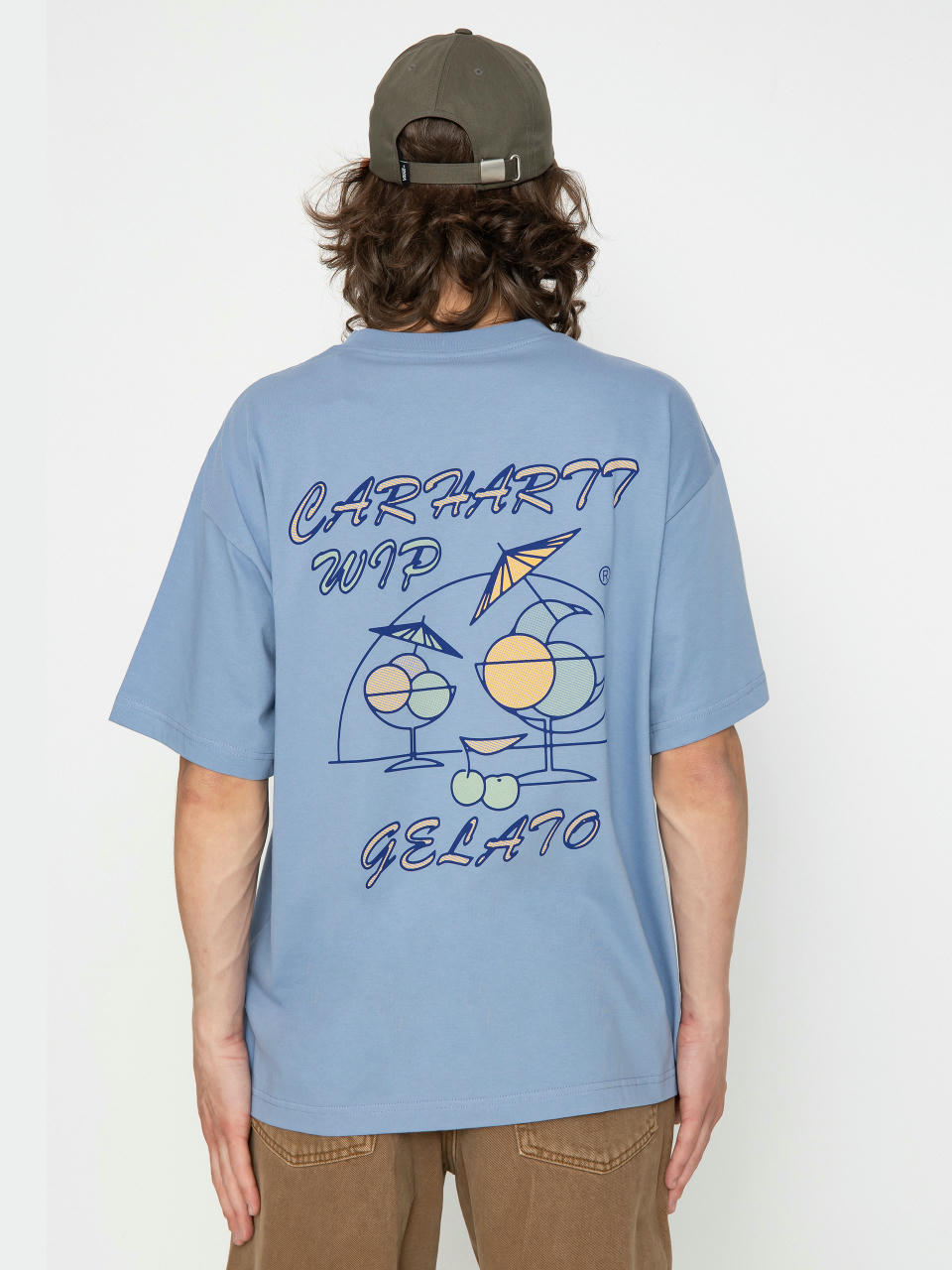 Футболка Carhartt WIP Gelato (charm blue)