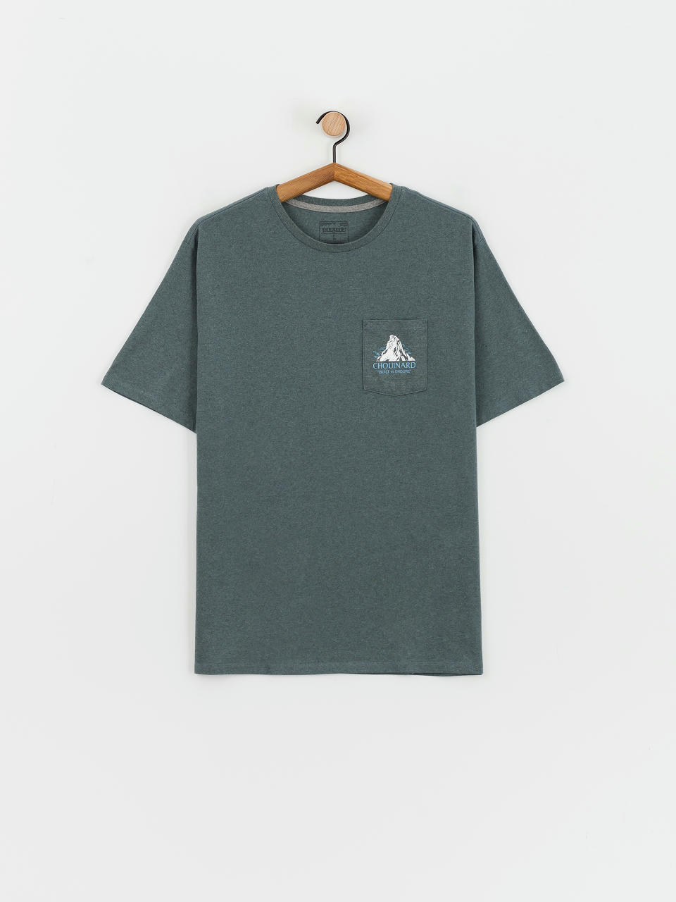 Футболка Patagonia Chouinard Crest Pocket Responsibili (nouveau green)