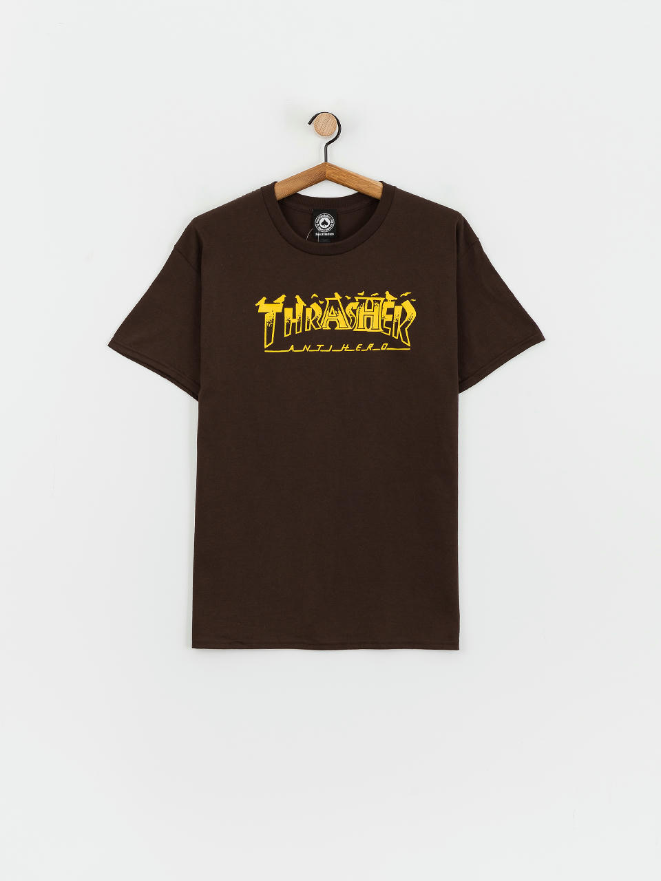 Футболка Thrasher Pigeon Mag (dark chocolate)