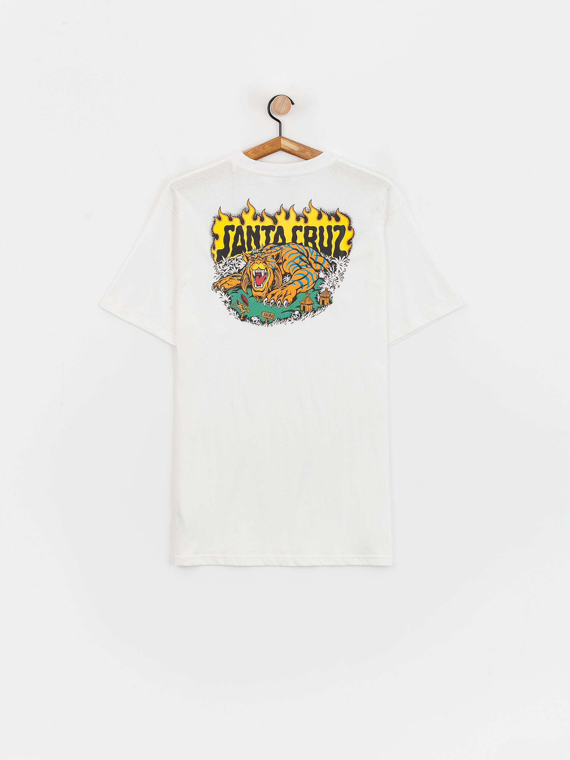 Футболка Santa Cruz Salba Tiger Redux (white)