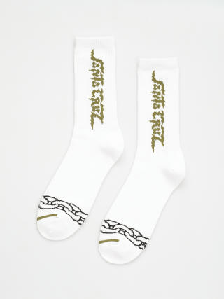  Шкарпетки Santa Cruz Dungeon Strip (white)