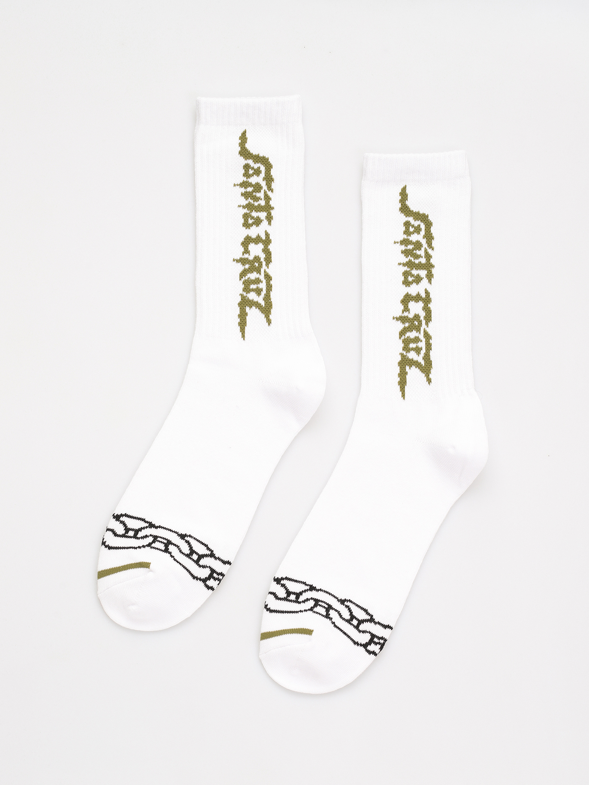  Шкарпетки Santa Cruz Dungeon Strip (white)