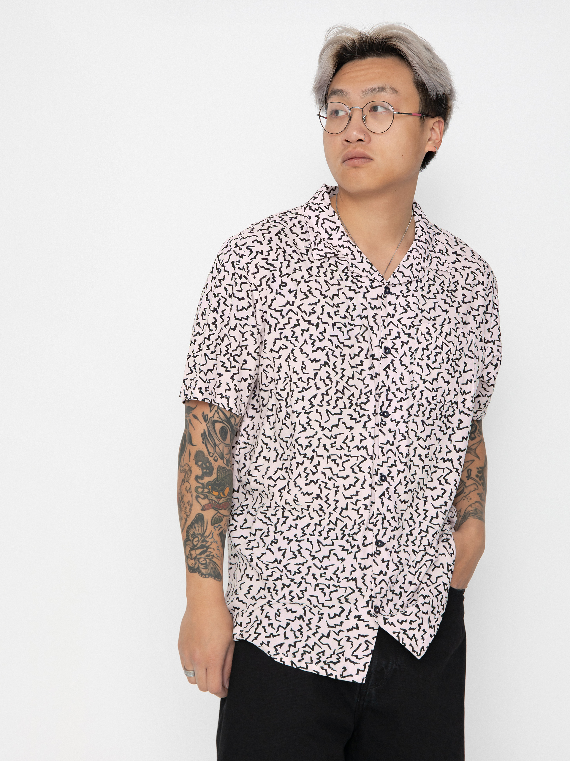 Сорочка Volcom Asphalt Beach (lilac ash)