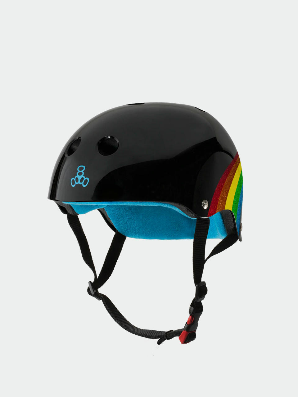 Шолом Triple Eight The Certified Sweatsaver Helmet (rainbow black)