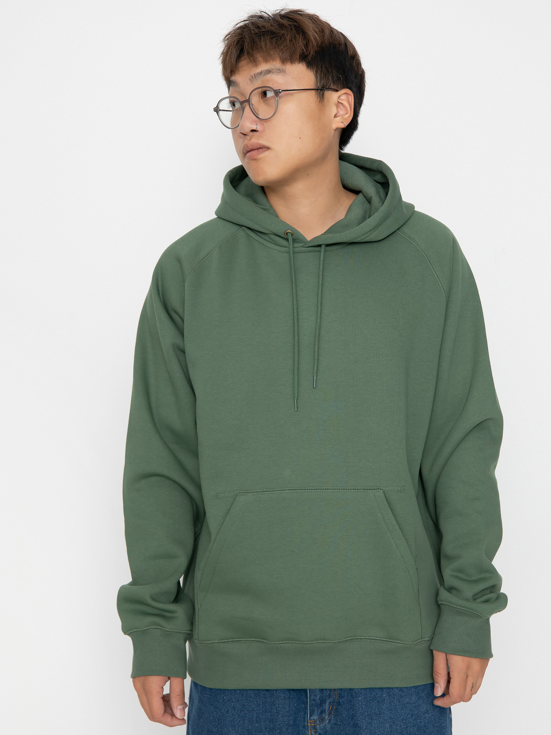 Худі Carhartt WIP Chase HD (duck green/gold)