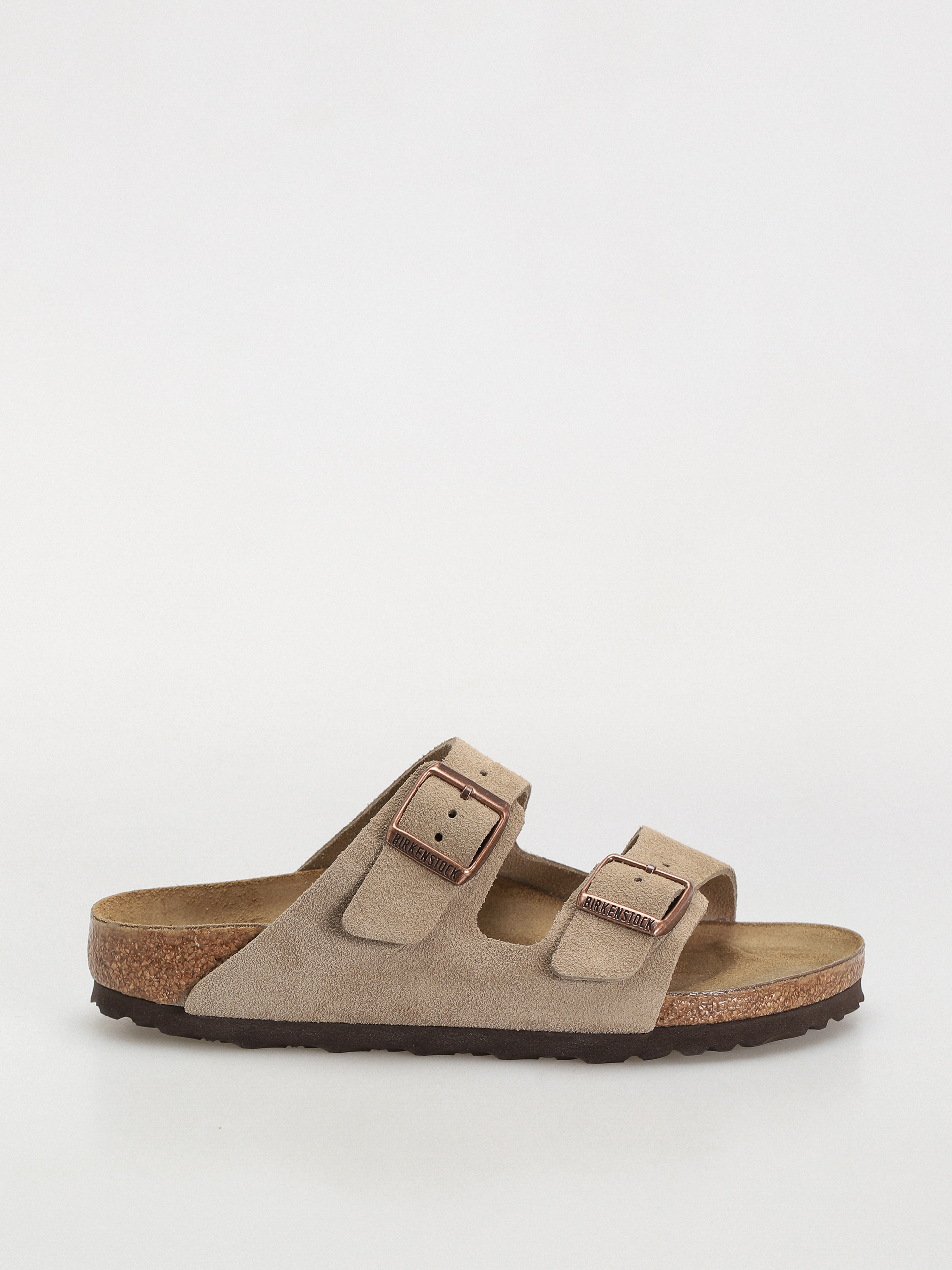 u0428u043bu044cu043eu043fu0430u043du0446u0456 Birkenstock Arizona Suede Leather Narrow Wmn (taupe)