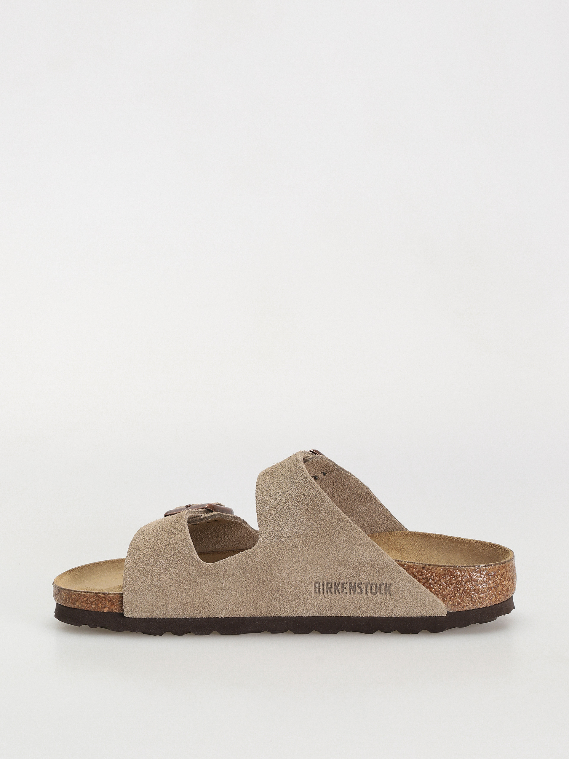 Шльопанці Birkenstock Arizona Suede Leather Narrow Wmn (taupe)