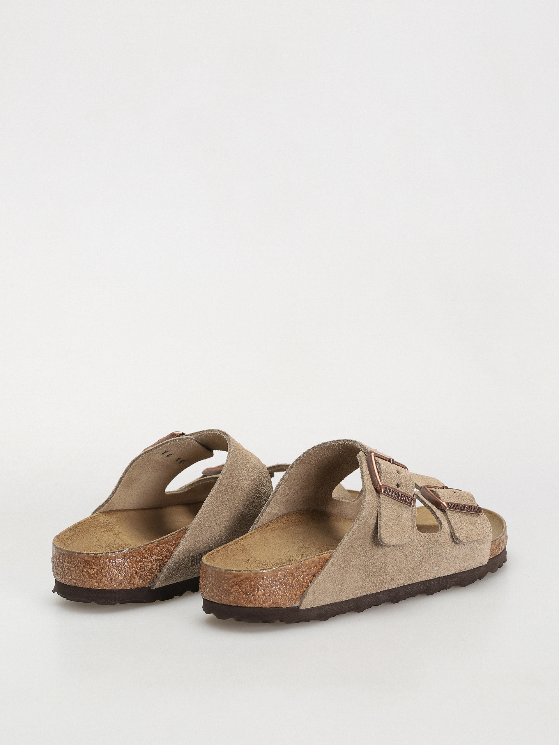 Шльопанці Birkenstock Arizona Suede Leather Narrow Wmn (taupe)