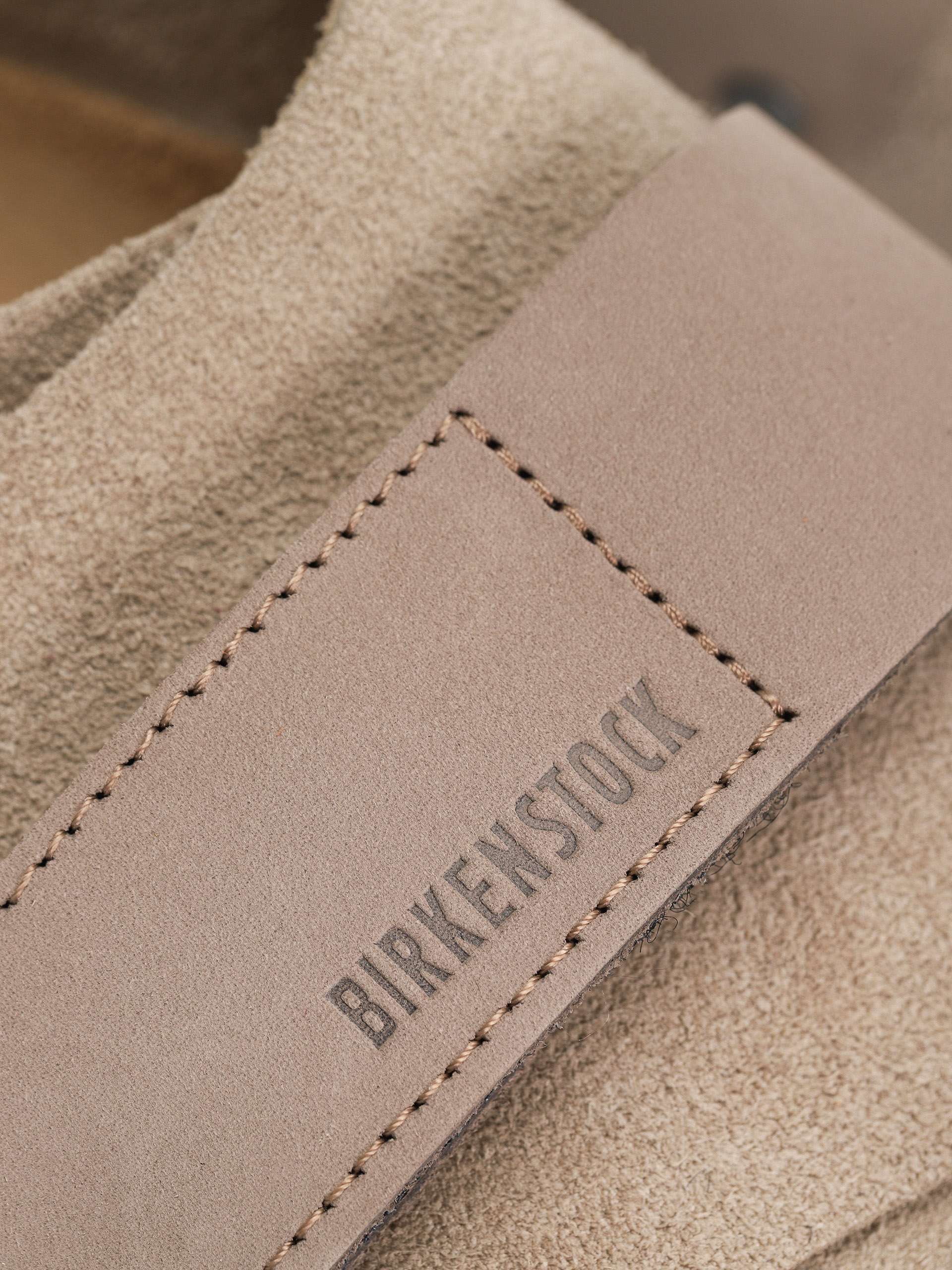 Шльопанці Birkenstock Kyoto Nubuck Suede Leather Narrow Wmn (taupe)