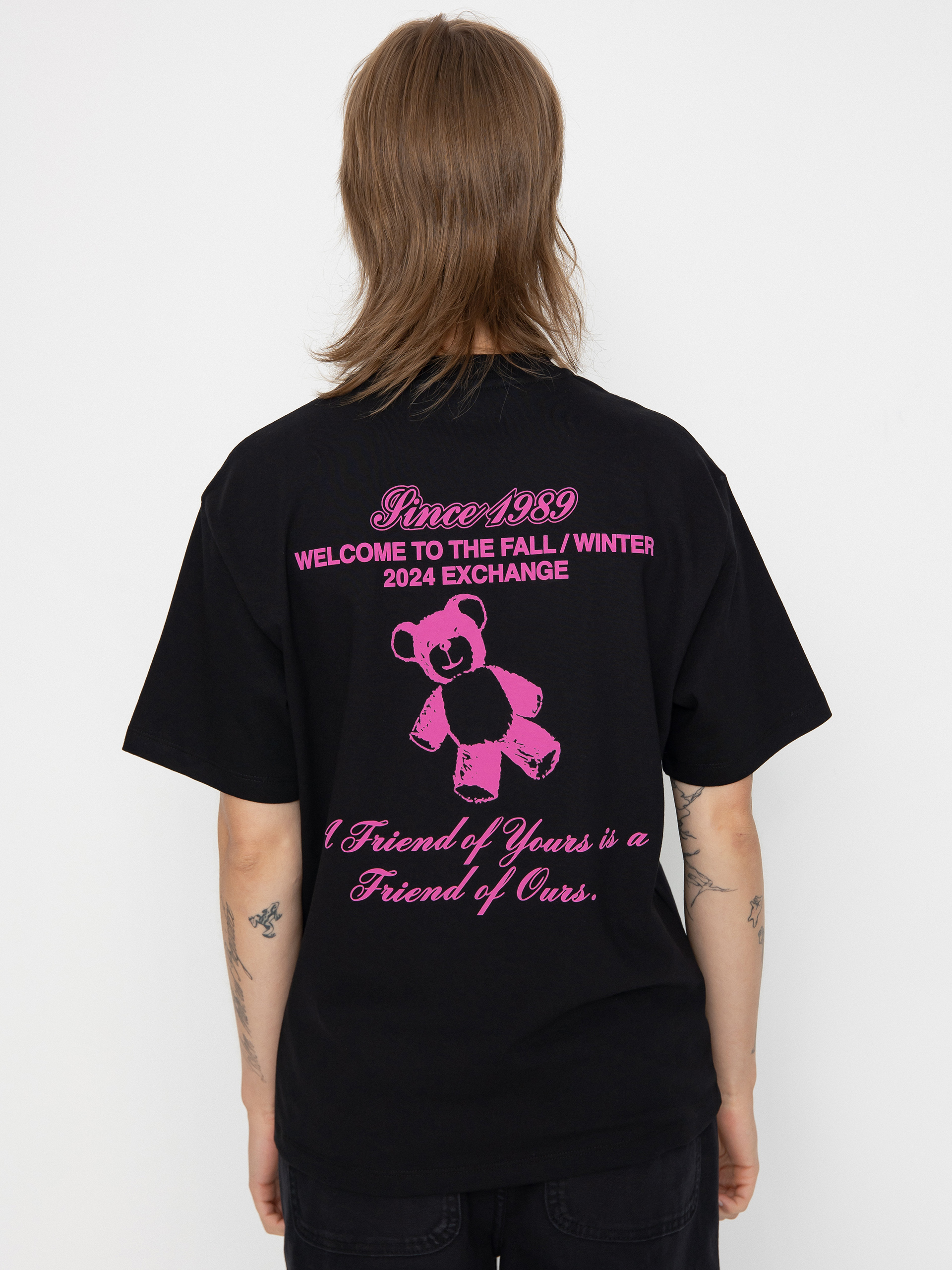 Футболка Carhartt WIP Exchange Wmn (black/pink)