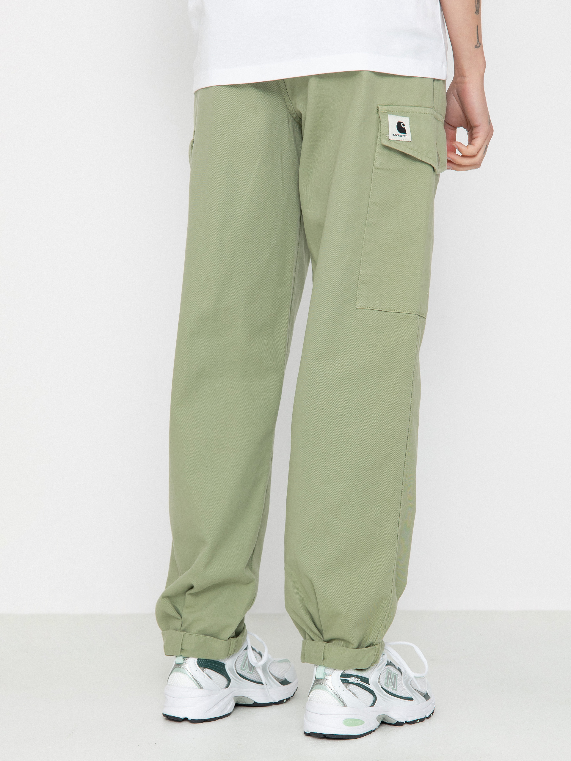 Штани Carhartt WIP Collins Wmn (misty green)