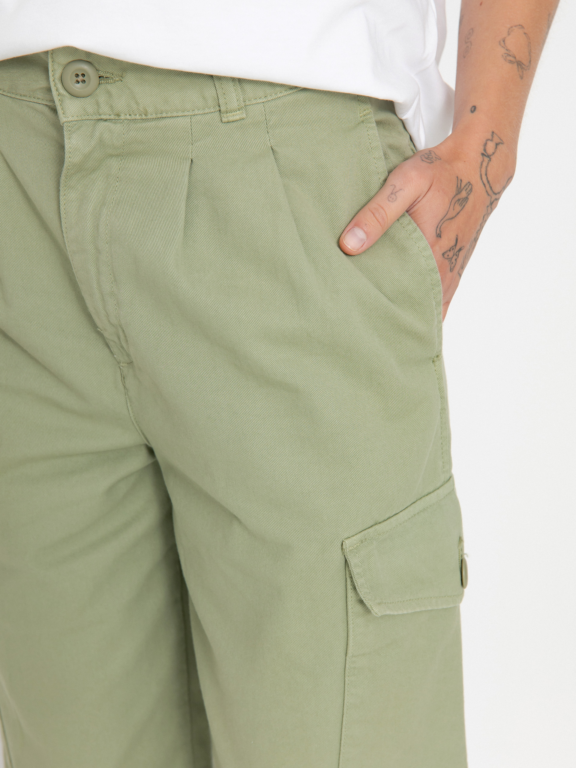 Штани Carhartt WIP Collins Wmn (misty green)