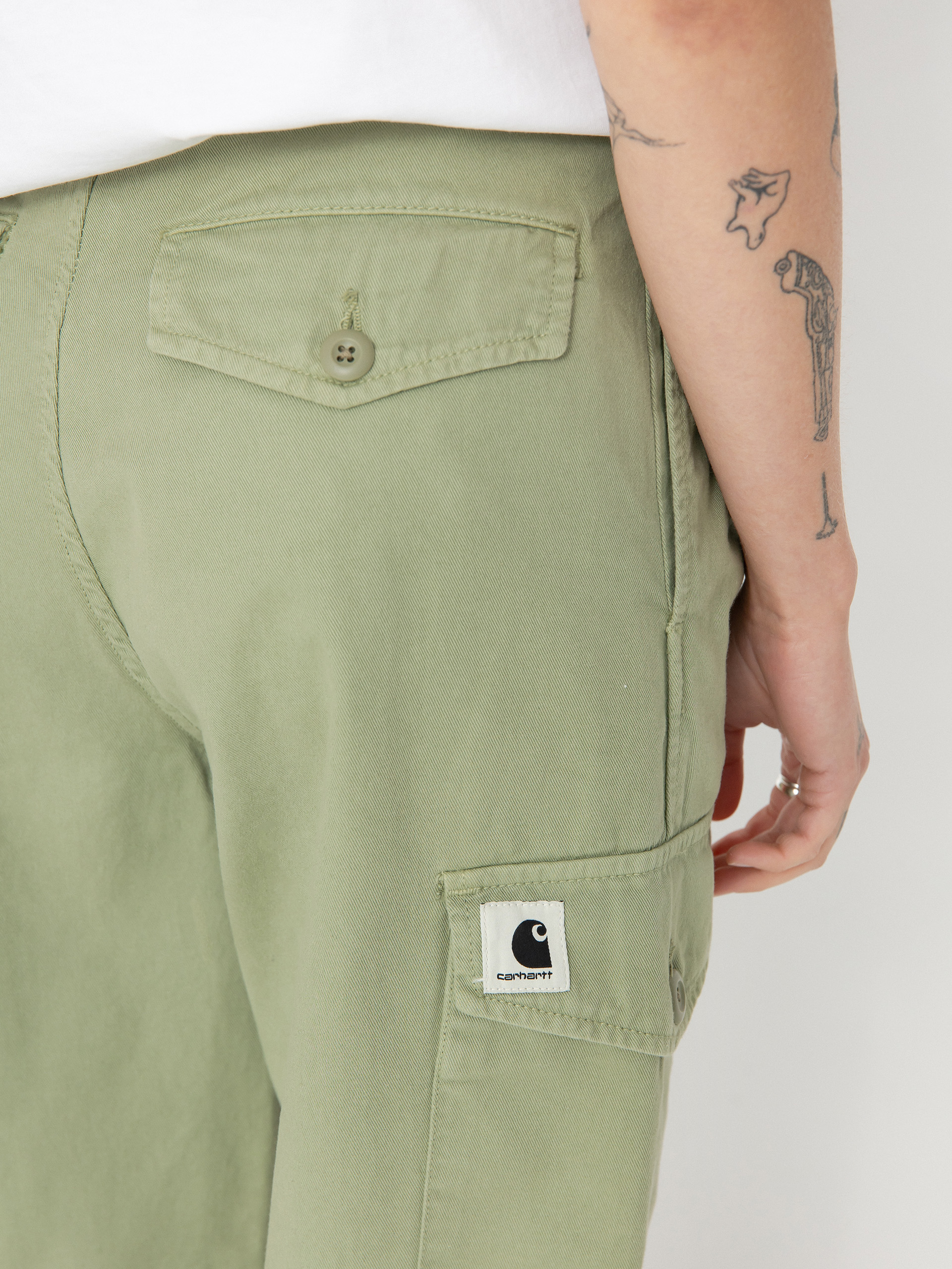 Штани Carhartt WIP Collins Wmn (misty green)