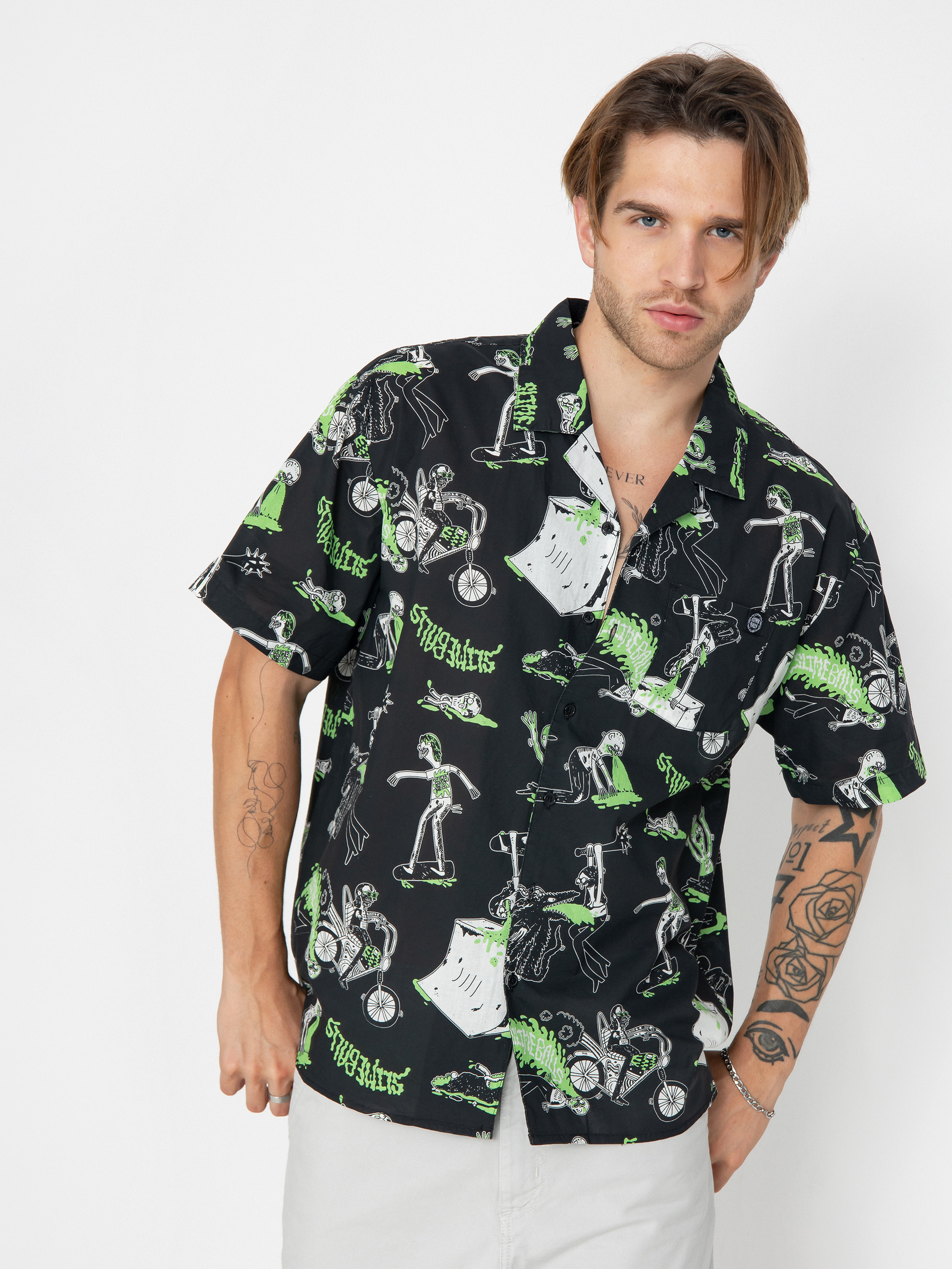 Сорочка Santa Cruz Scene Report (black)