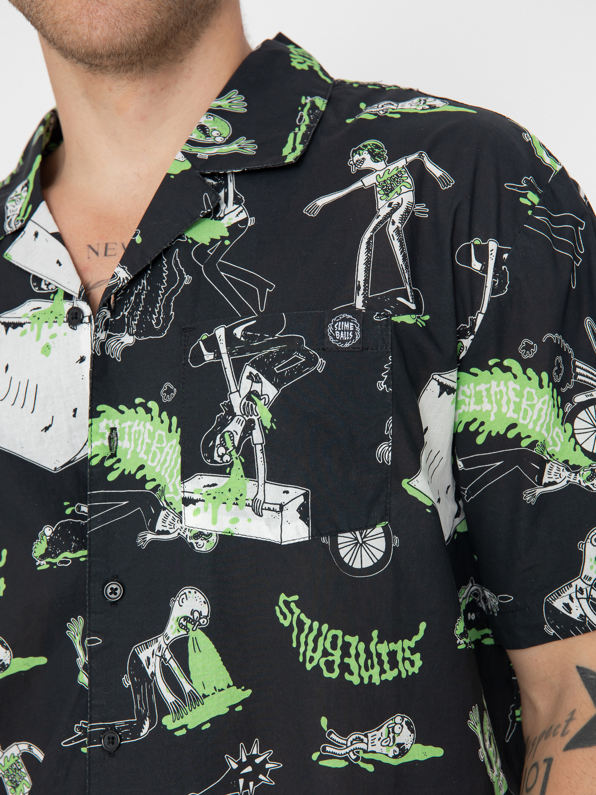 Сорочка Santa Cruz Scene Report (black)