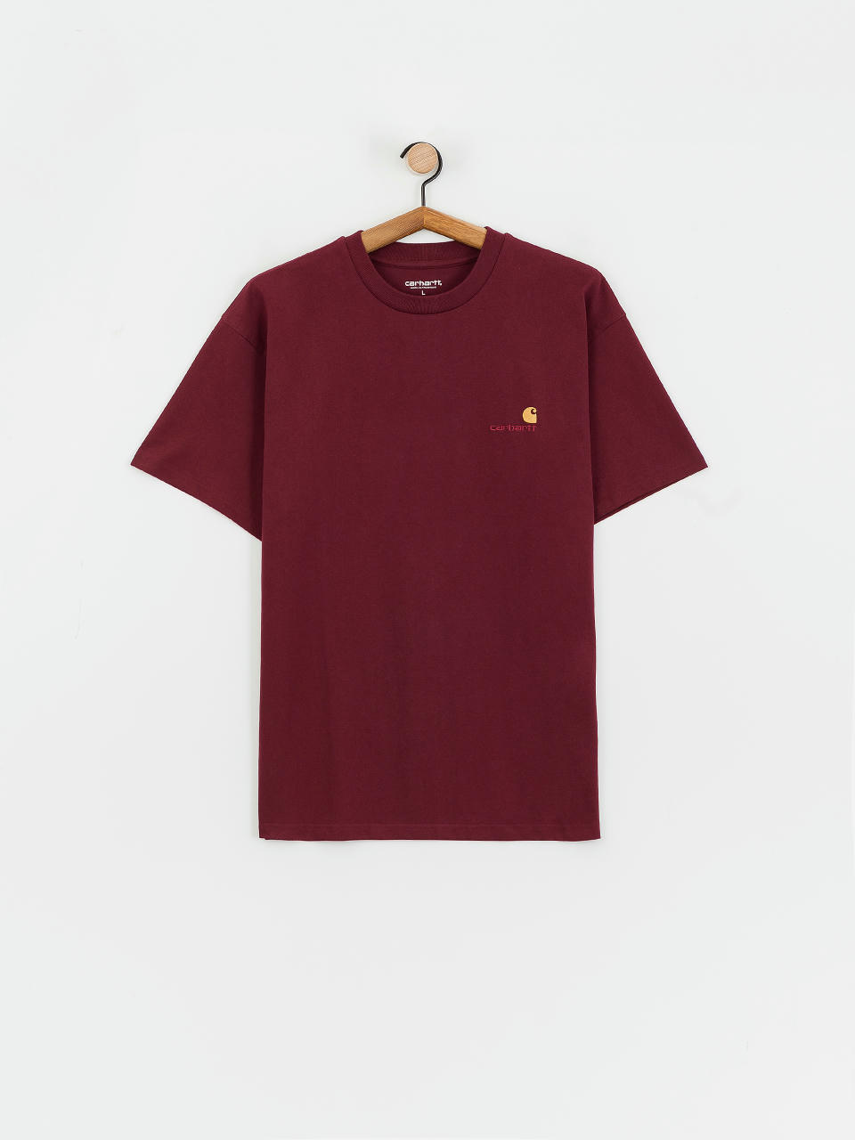 Футболка Carhartt WIP American Script (malbec)