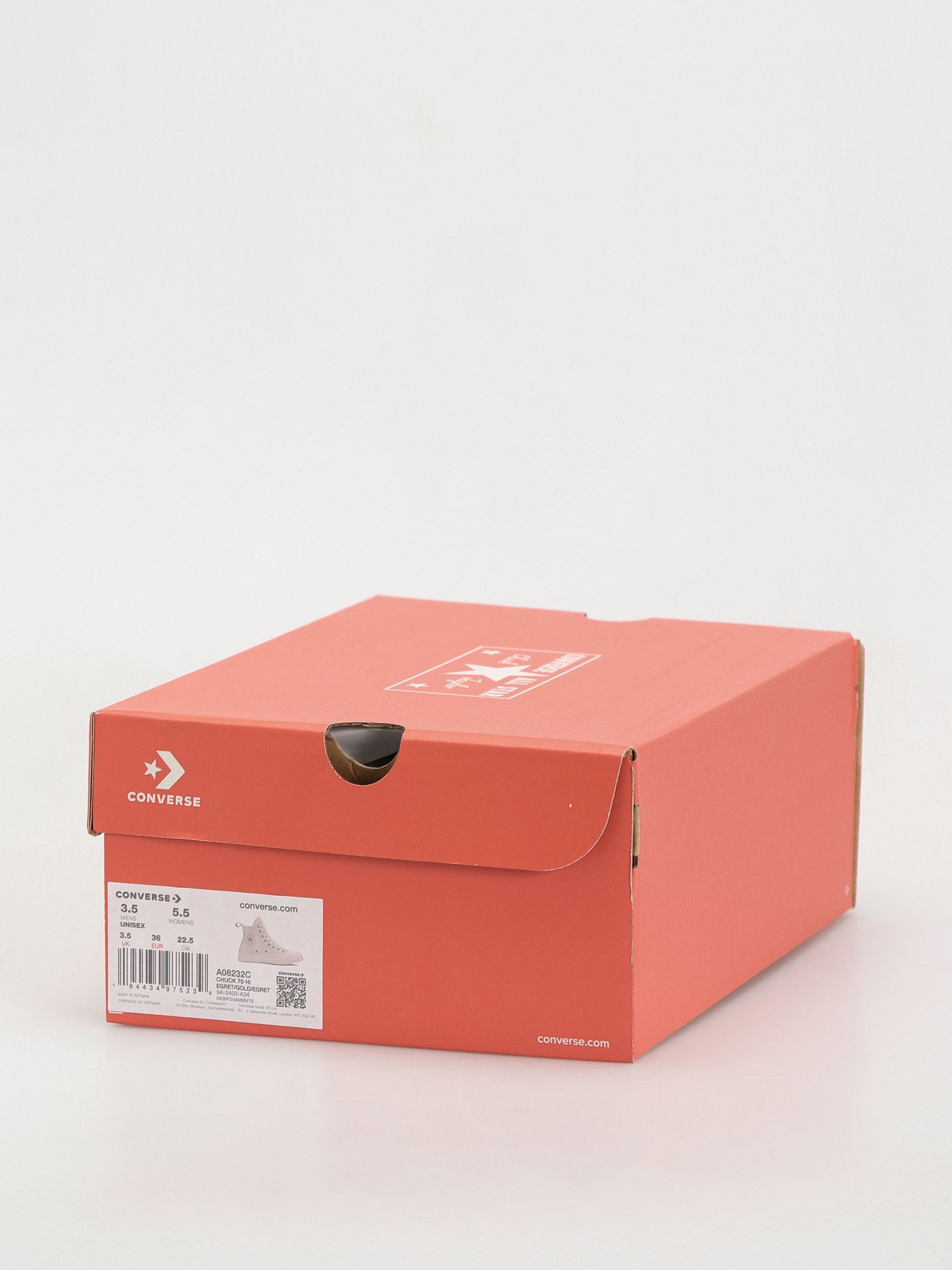 Кеди Converse Chuck 70 Hi (egret/gold/egret)