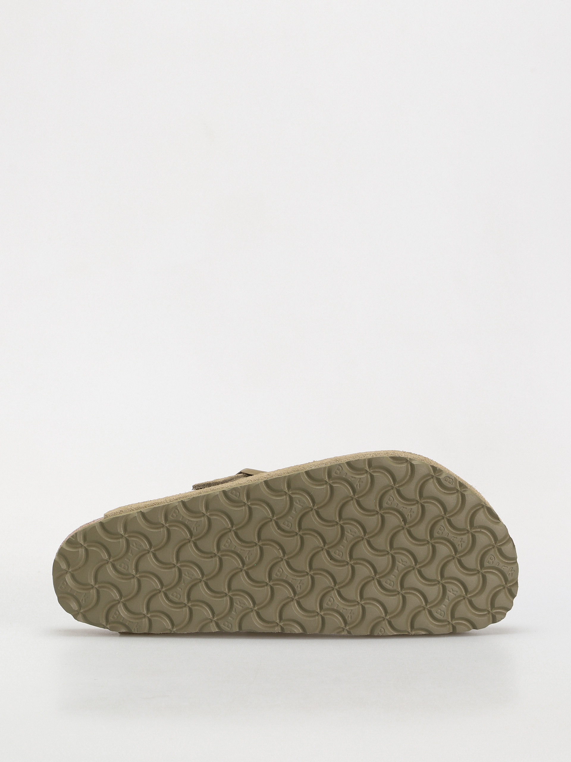 Шльопанці Birkenstock Boston Suede Leather Regular (faded khaki)