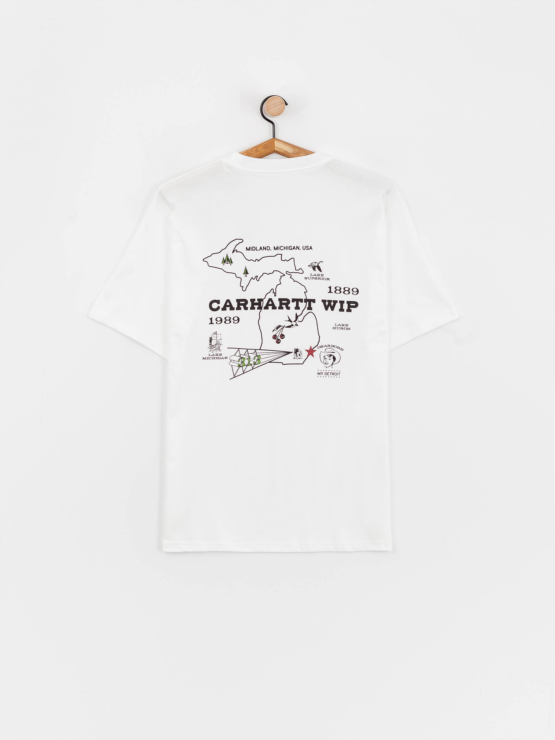 Футболка Carhartt WIP Home State (white)