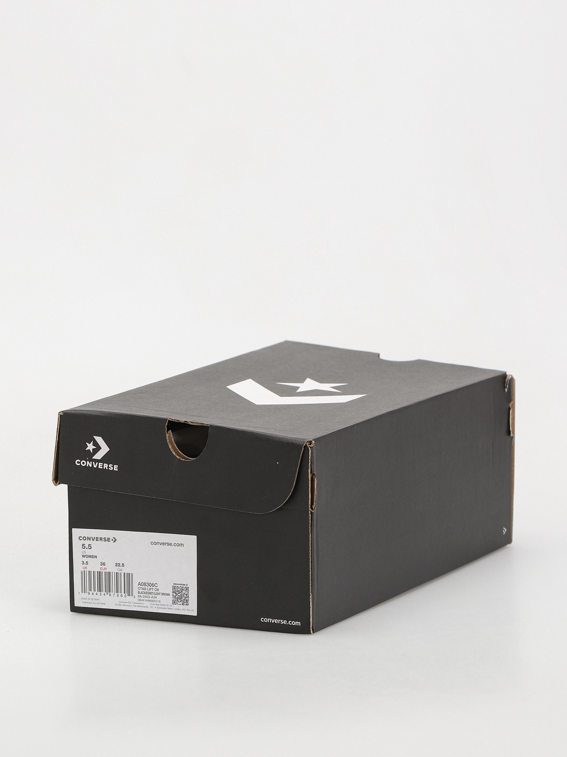 Кеди Converse Chuck Taylor All Star Lift Hi Wmn (black/egret/light brown)