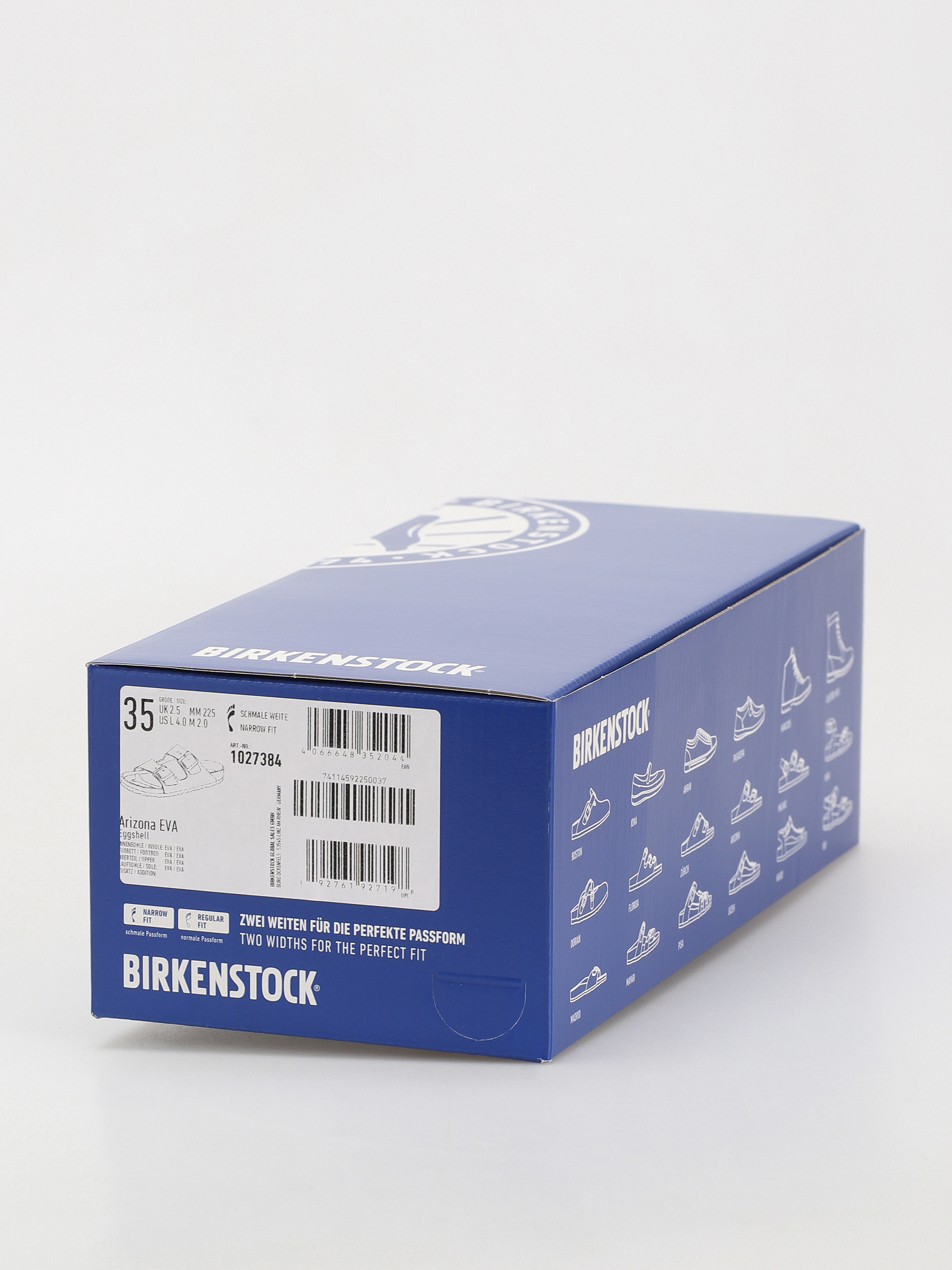 Шльопанці Birkenstock Arizona Essentials EVA Narrow Wmn (eggshell)