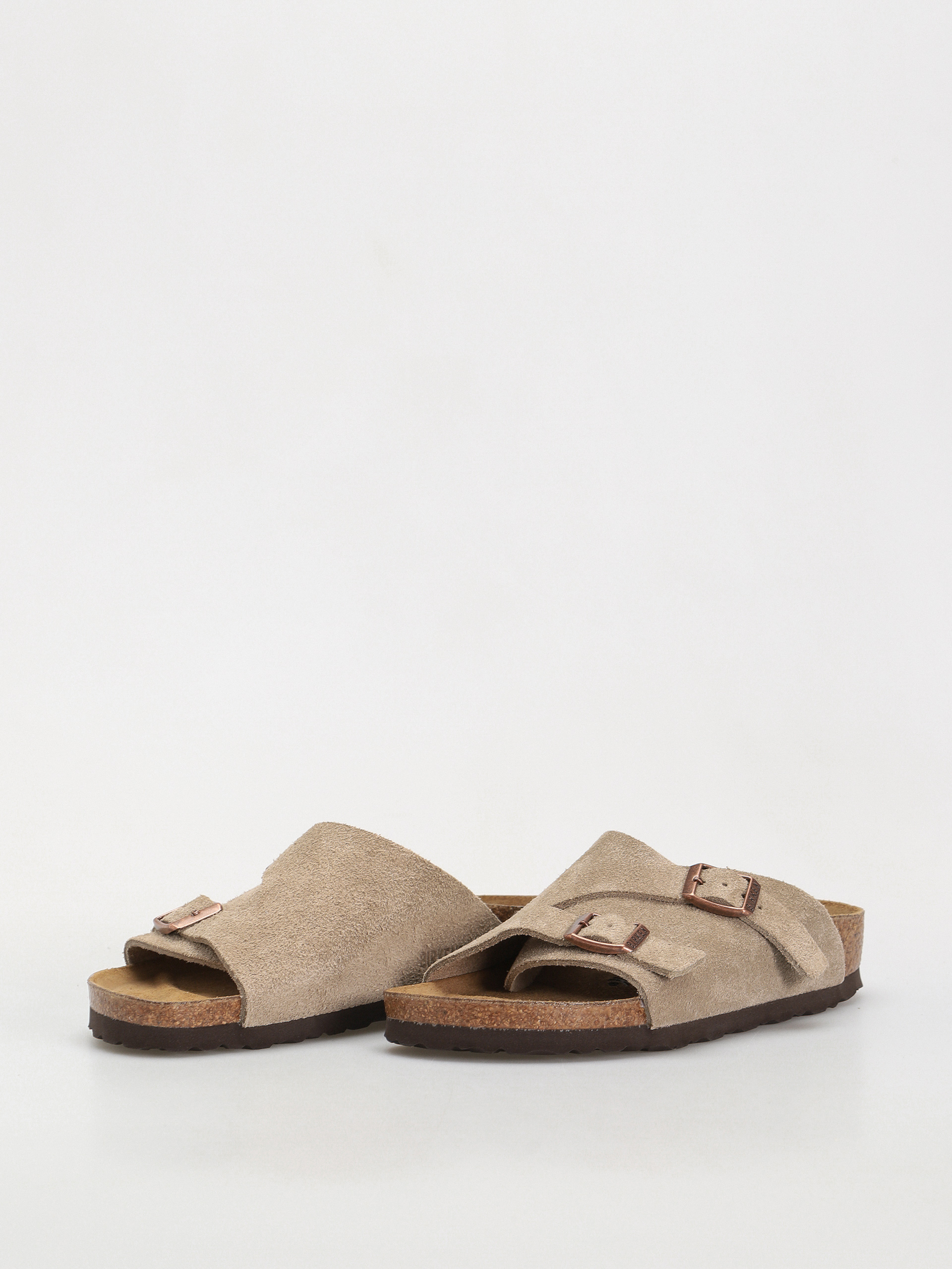 Шльопанці Birkenstock Zürich Suede Leather Narrow Wmn (taupe)