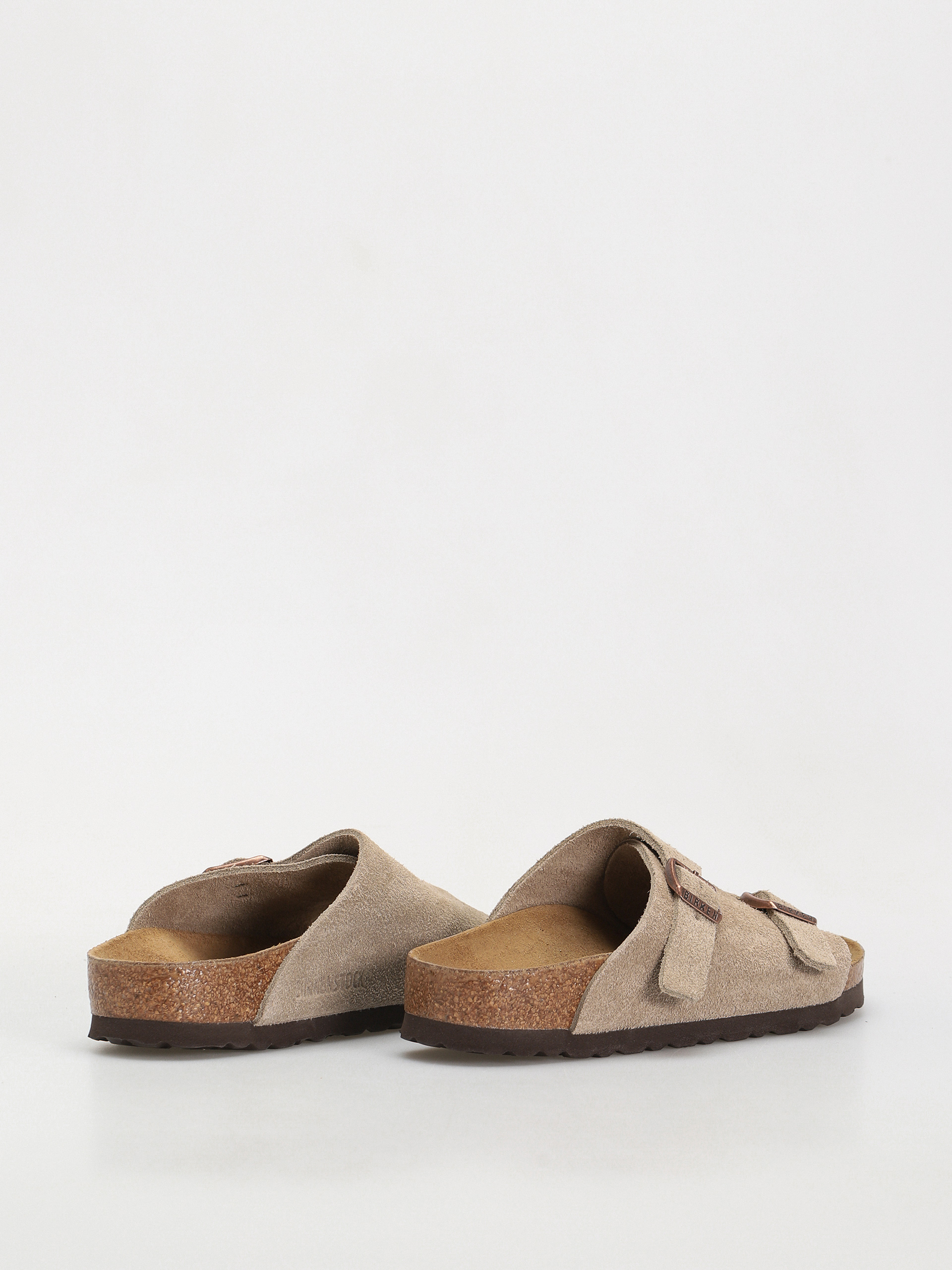 Шльопанці Birkenstock Zürich Suede Leather Narrow Wmn (taupe)