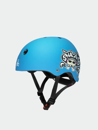 Шолом Triple Eight Lil 8 Staab Edition Dual Certified Helmet With Eps Liner JR (neon blue)