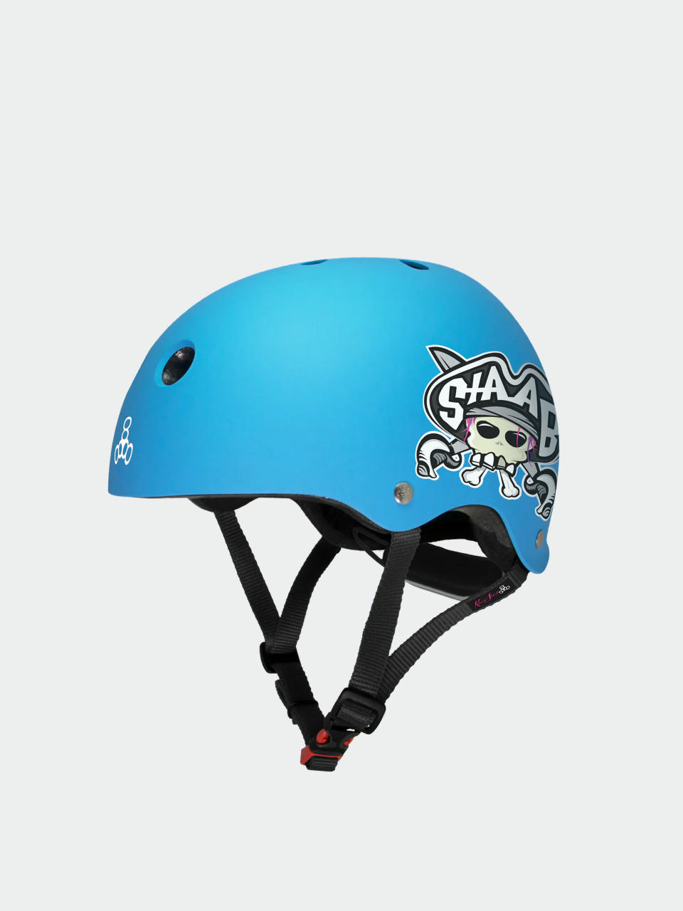 Шолом Triple Eight Lil 8 Staab Edition Dual Certified Helmet With Eps Liner JR (neon blue)