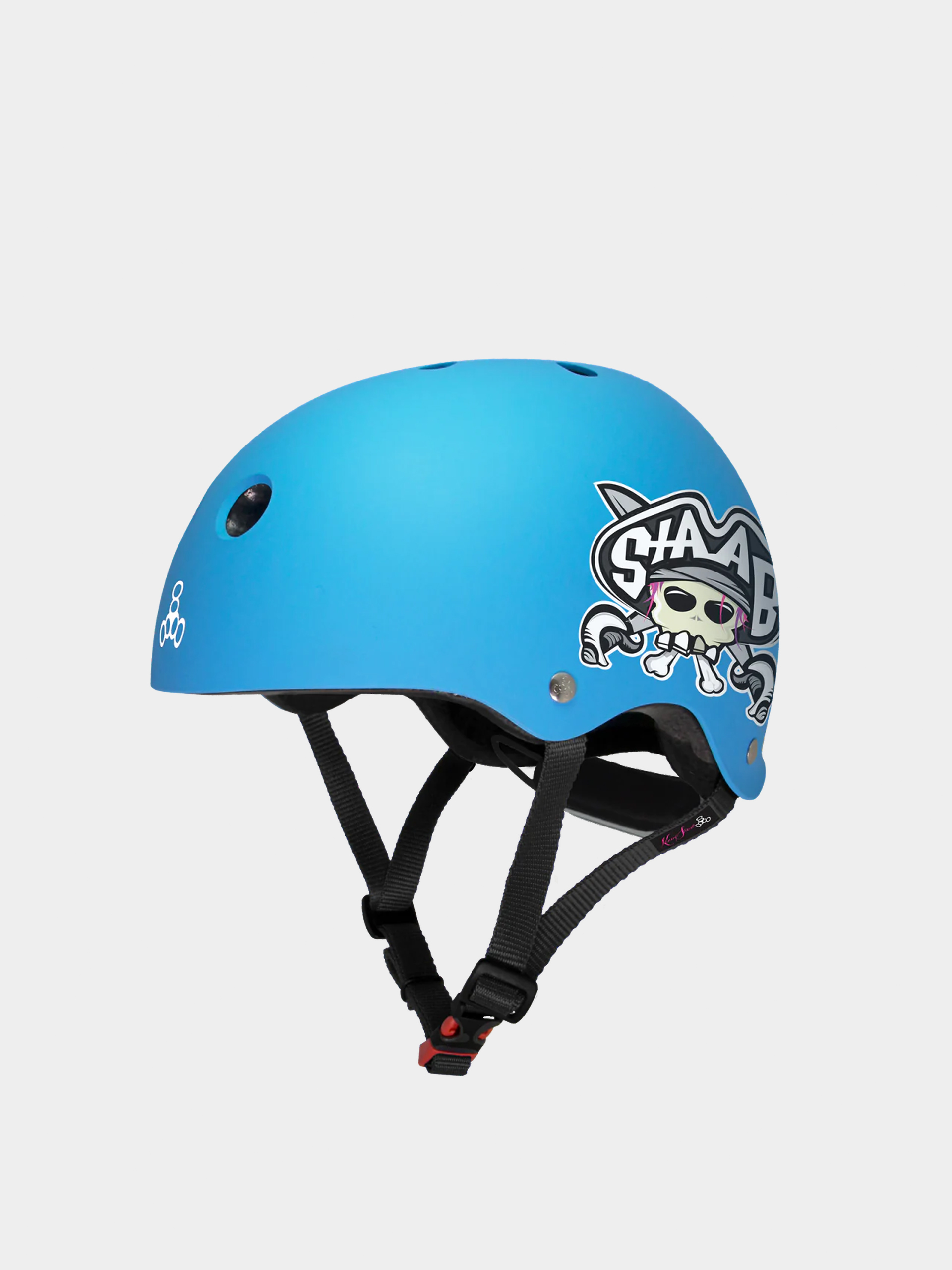 u0428u043eu043bu043eu043c Triple Eight Lil 8 Staab Edition Dual Certified Helmet With Eps Liner JR (neon blue)