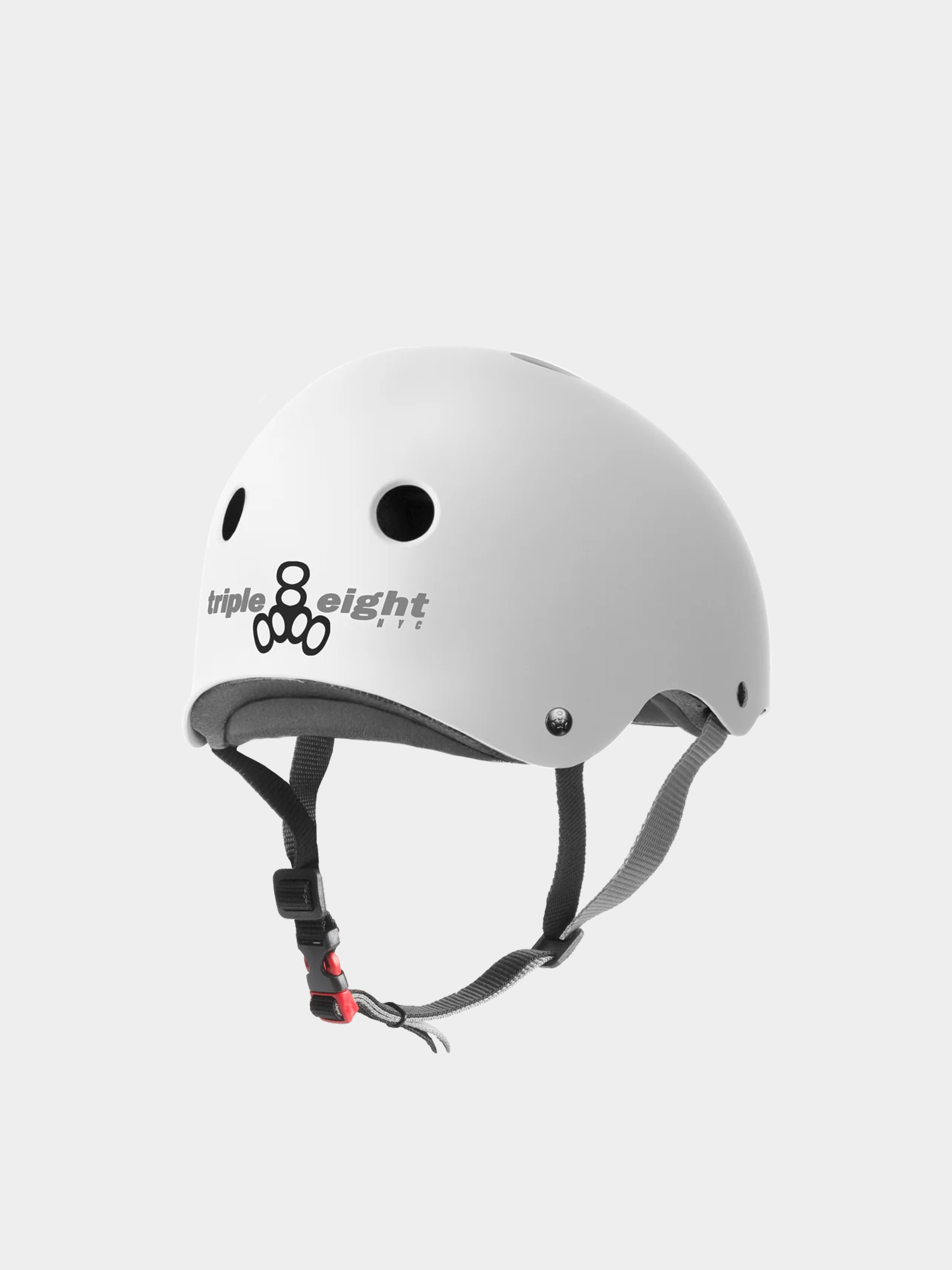 Шолом Triple Eight The Certified Sweatsaver Helmet (white rubber)