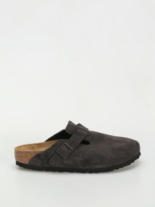 Шльопанці Birkenstock Boston Suede Leather Narrow Wmn (velvet grey)