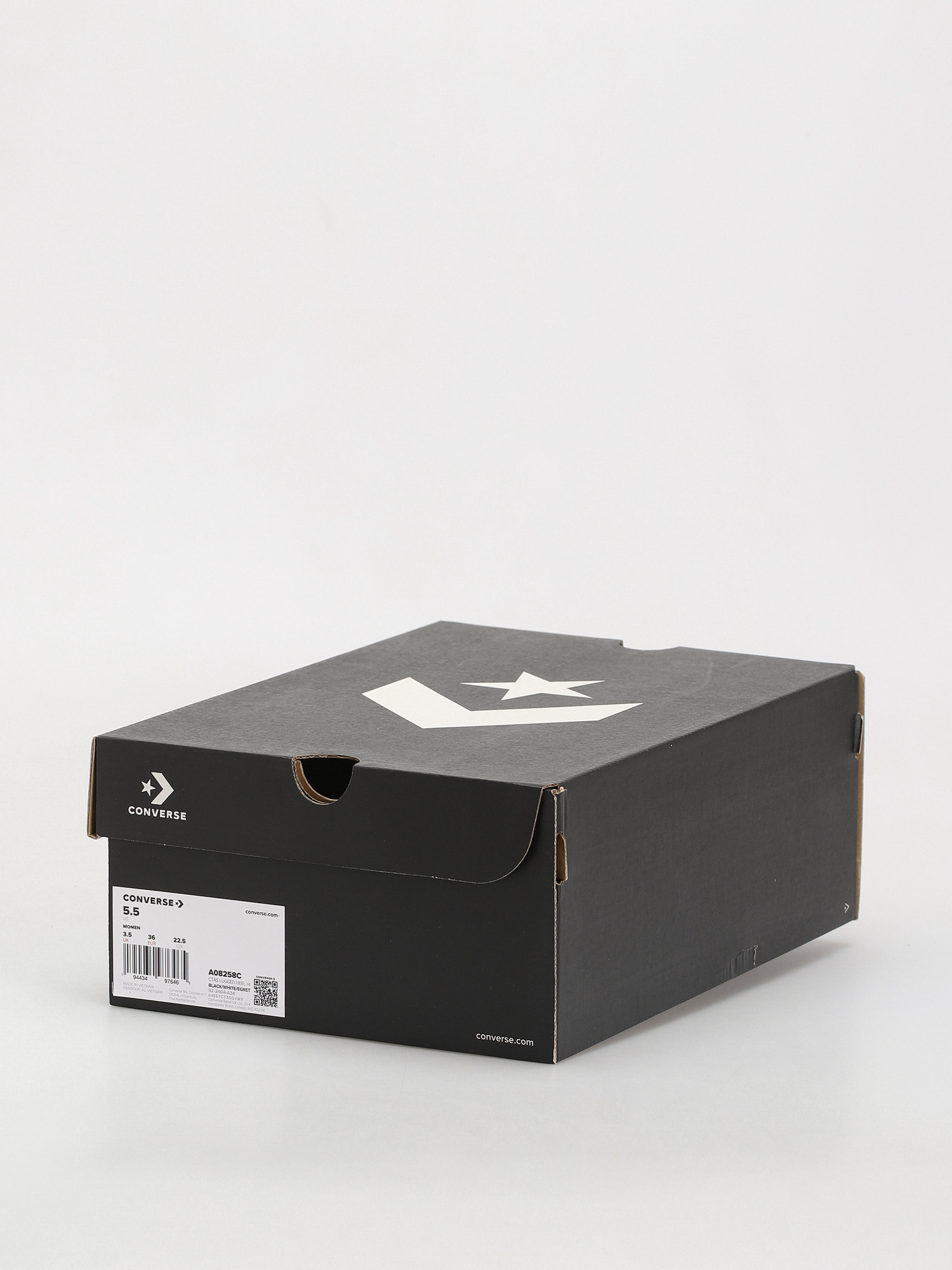 Взуття Converse Chuck Taylor All Star Lugged Heel Wmn (black/white/egret)