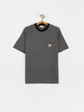 Футболка Carhartt WIP Verner Pocket (verner stripe/black/dark grey heather)