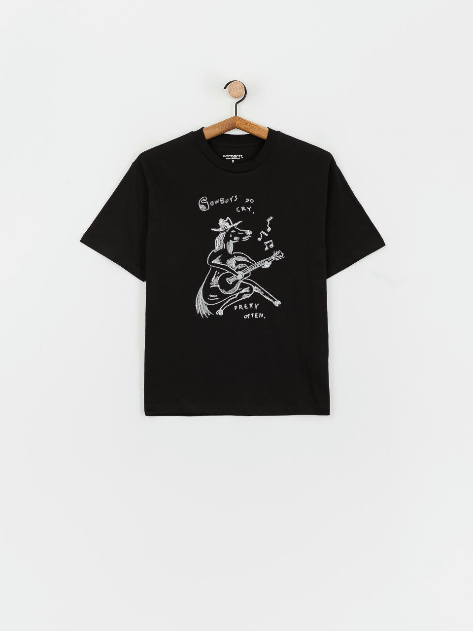 Футболка Carhartt WIP Pepe Sad Cowboy Wmn (black/white)