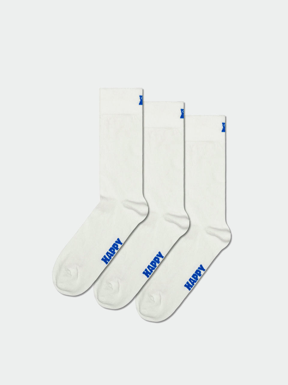  Шкарпетки Happy Socks 3-Pack Solids (white)