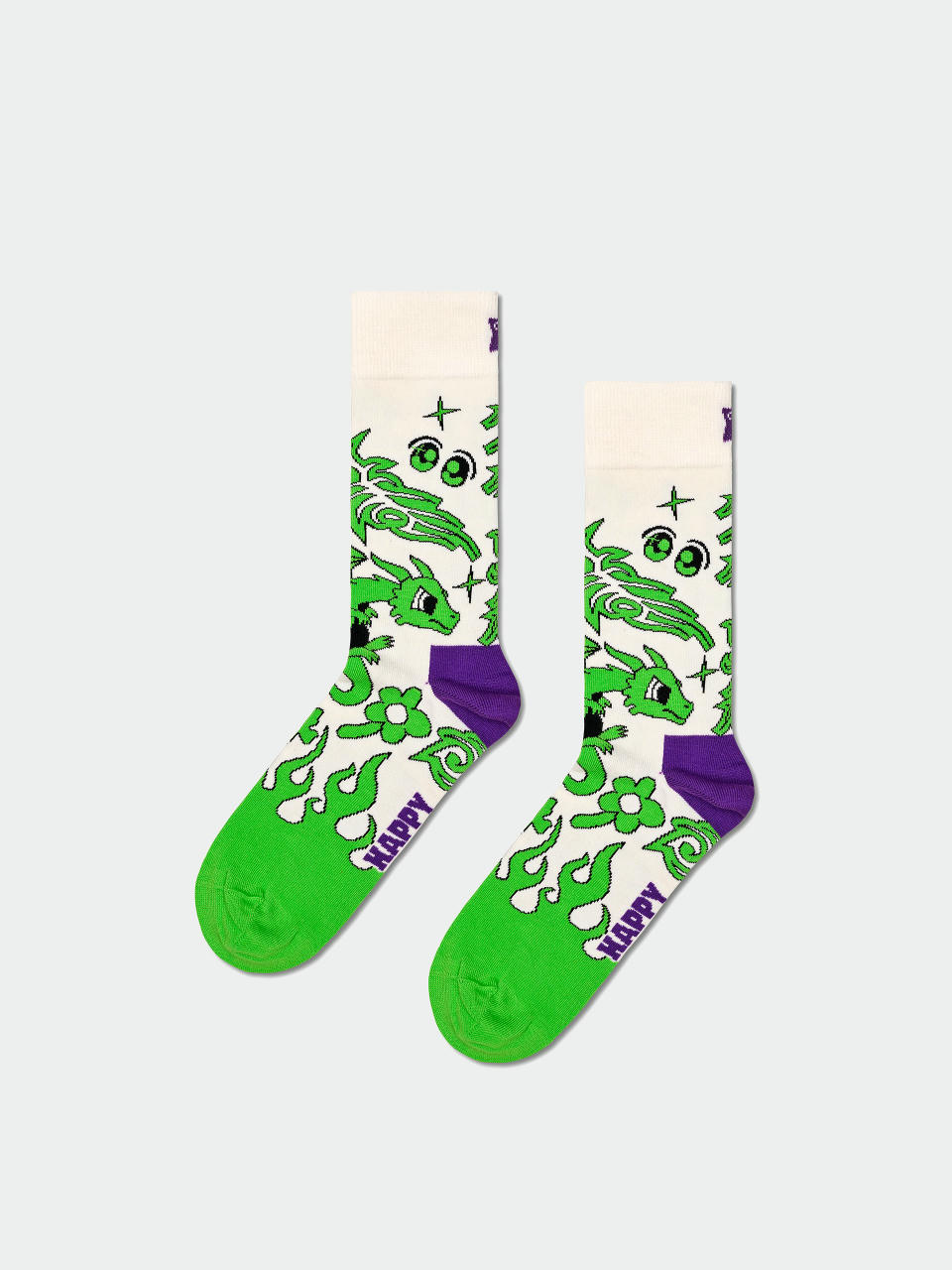  Шкарпетки Happy Socks Hyper Dragon (white)