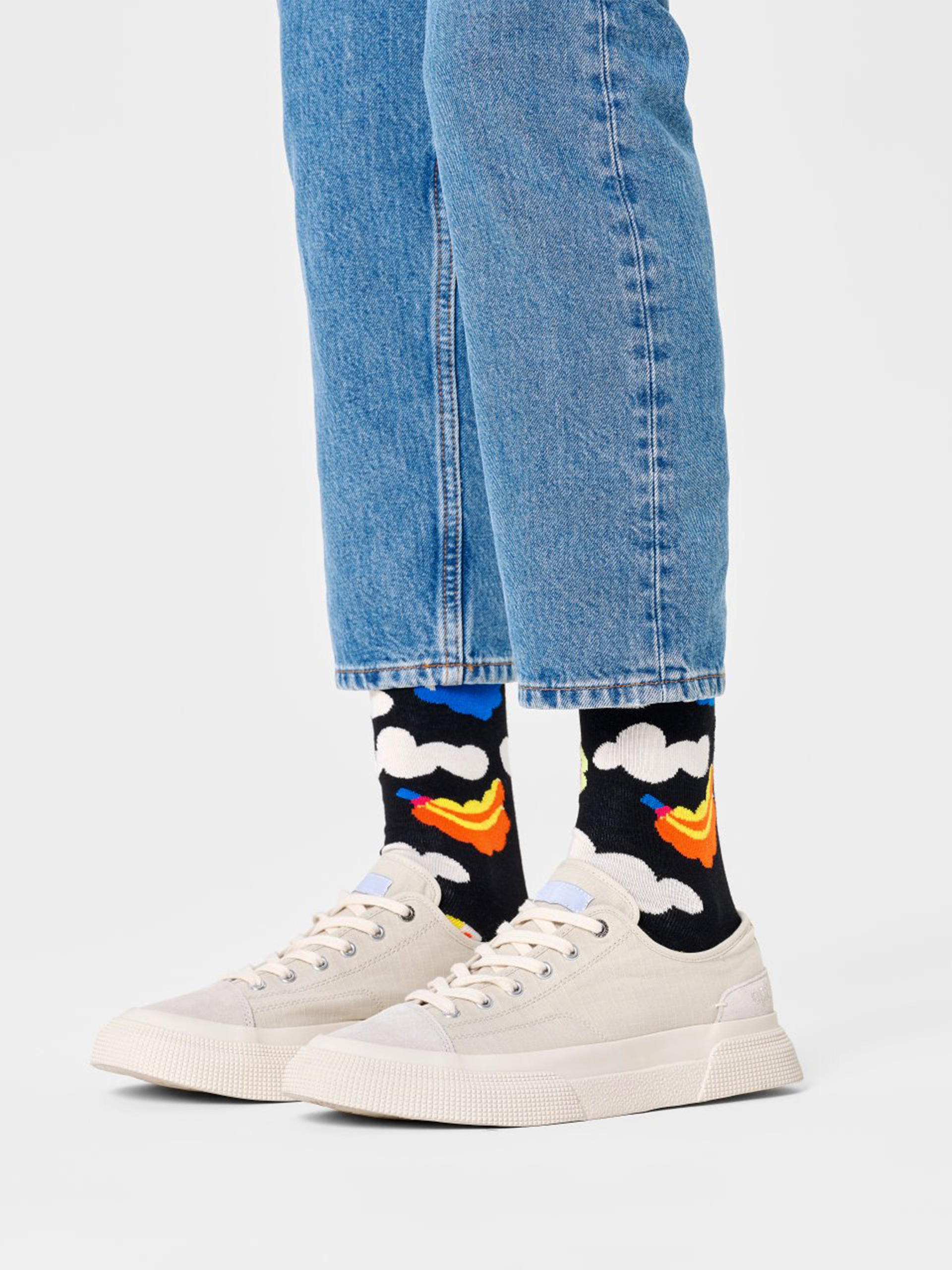  Шкарпетки Happy Socks Cloudy Fruit (black)