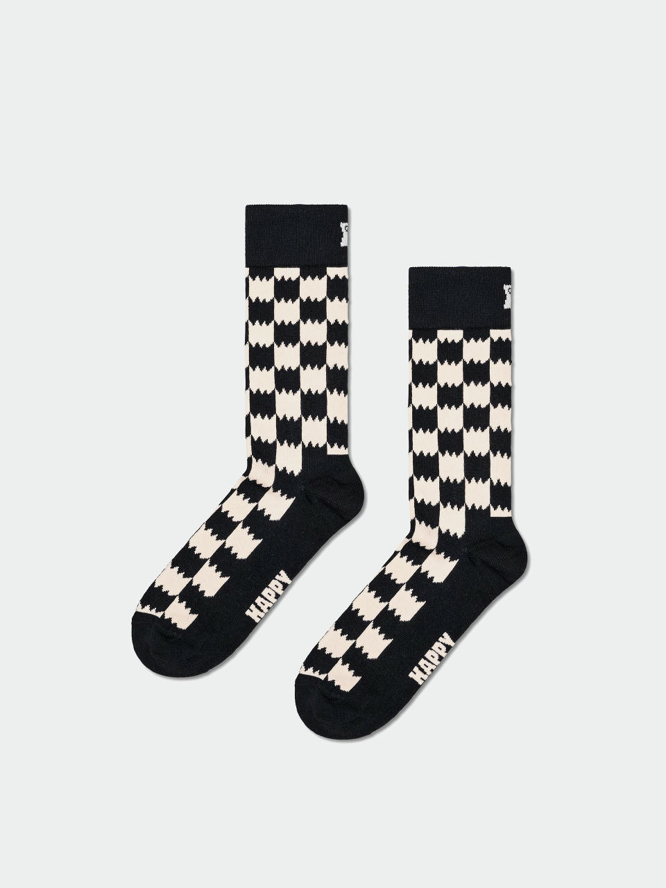  Шкарпетки Happy Socks Dizzy Check (black)