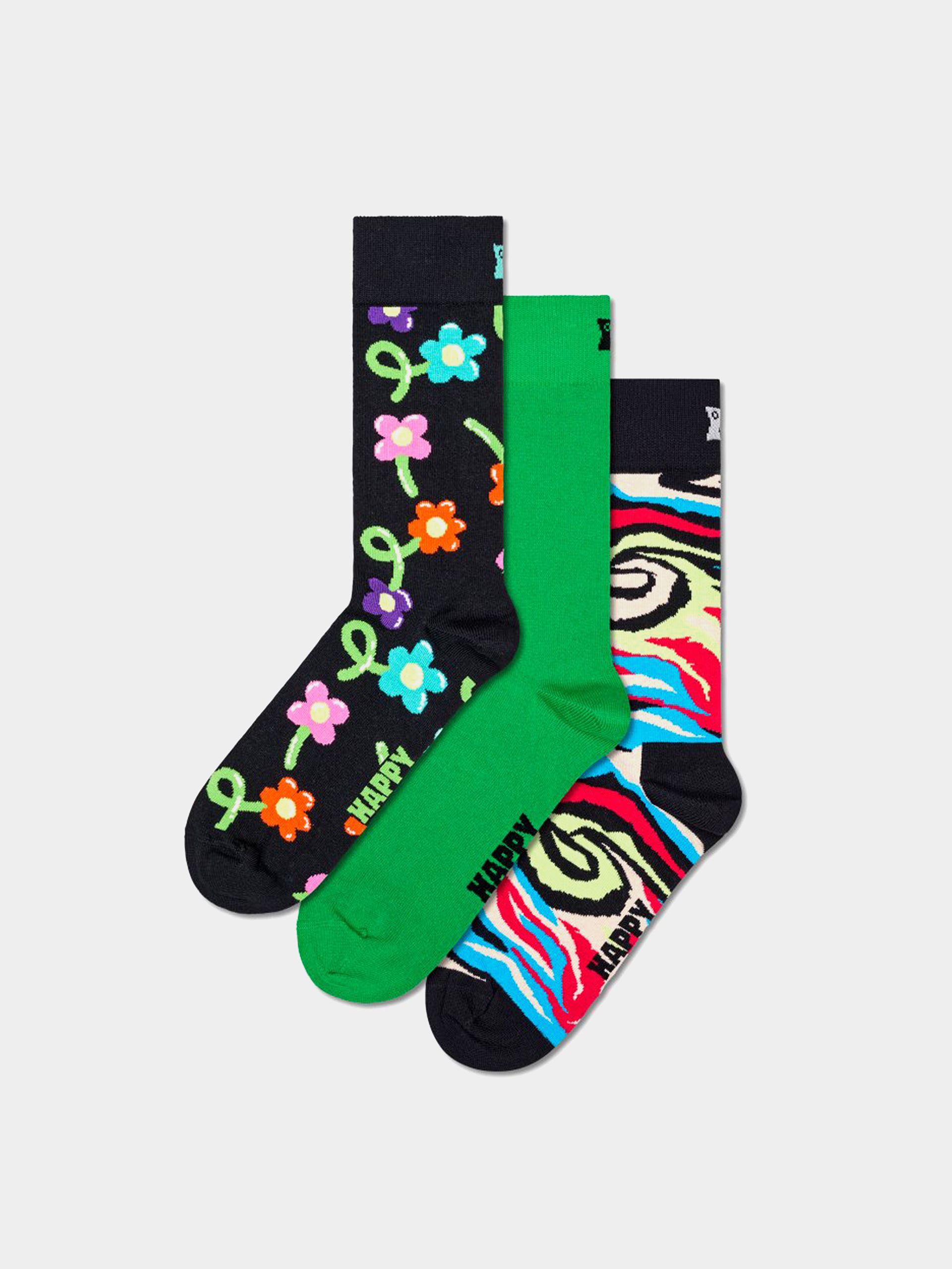  Шкарпетки Happy Socks 3-Pack Hyper Cube (navy)