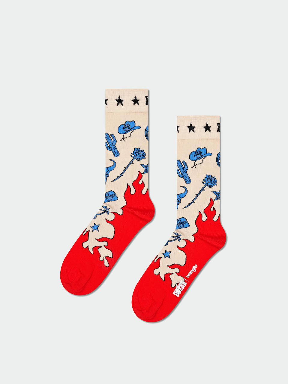  Шкарпетки Happy Socks Wrangler Heartland (white)